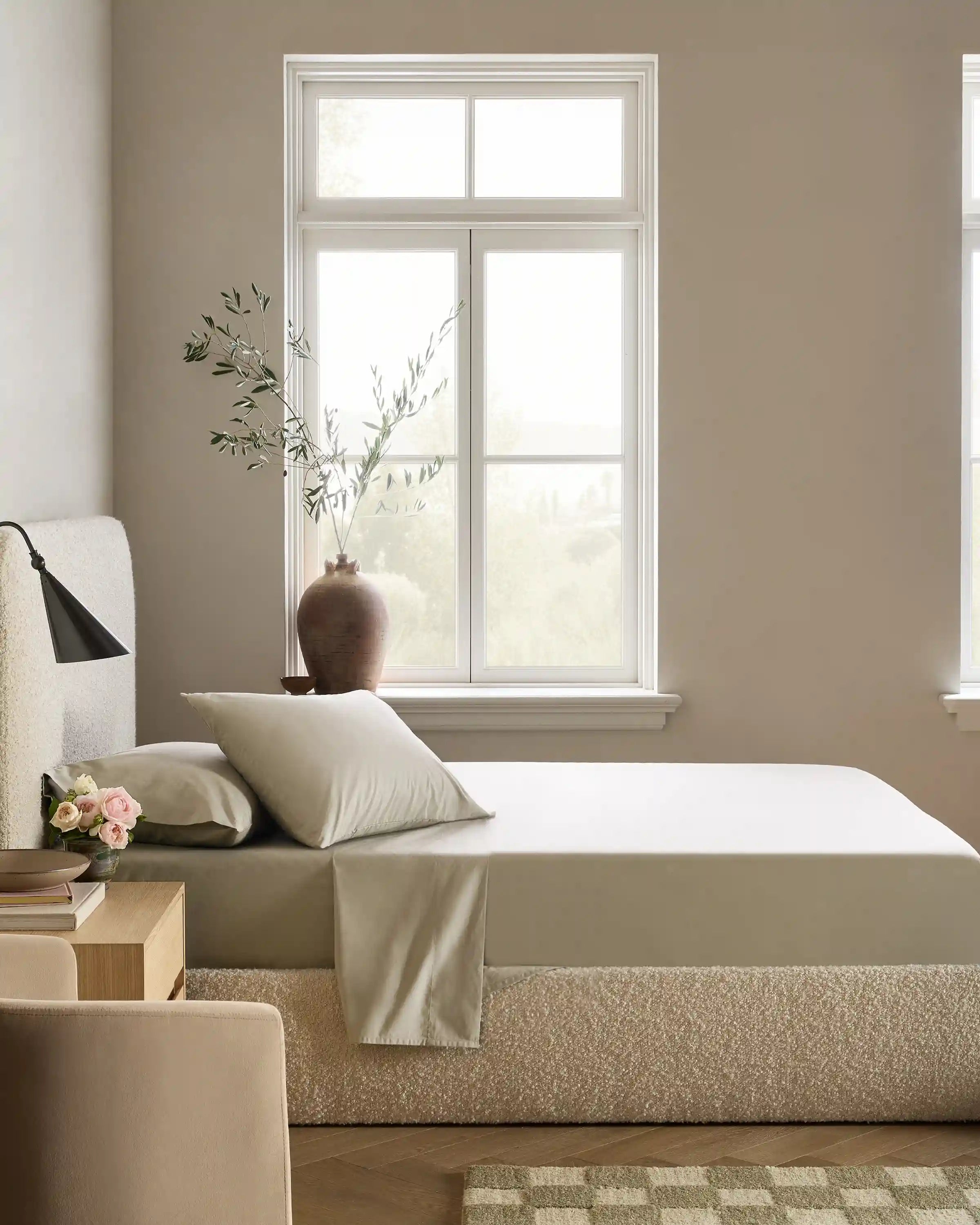 Organic Crisp Percale Sheet Set
