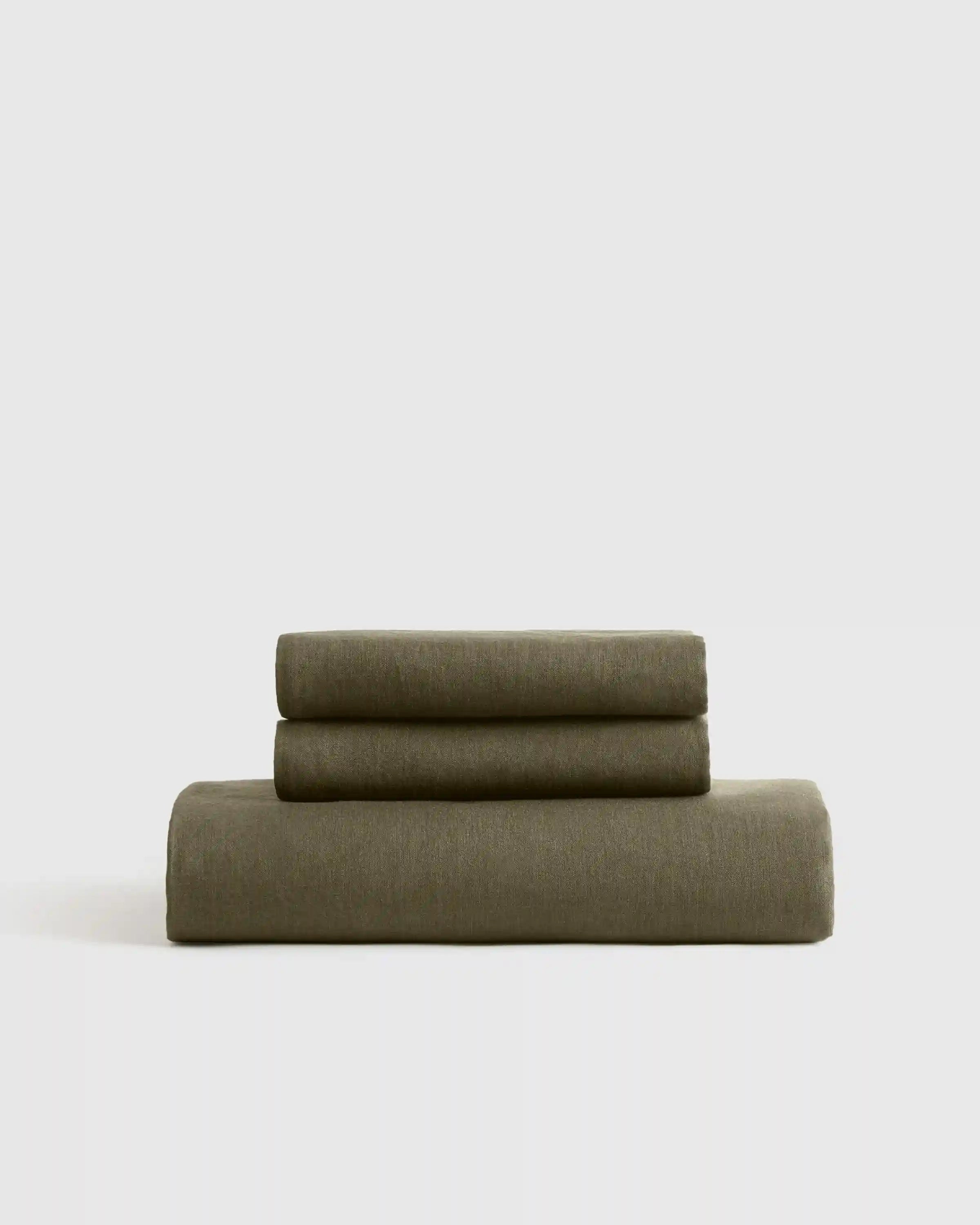 European Linen Fitted Sheet Set