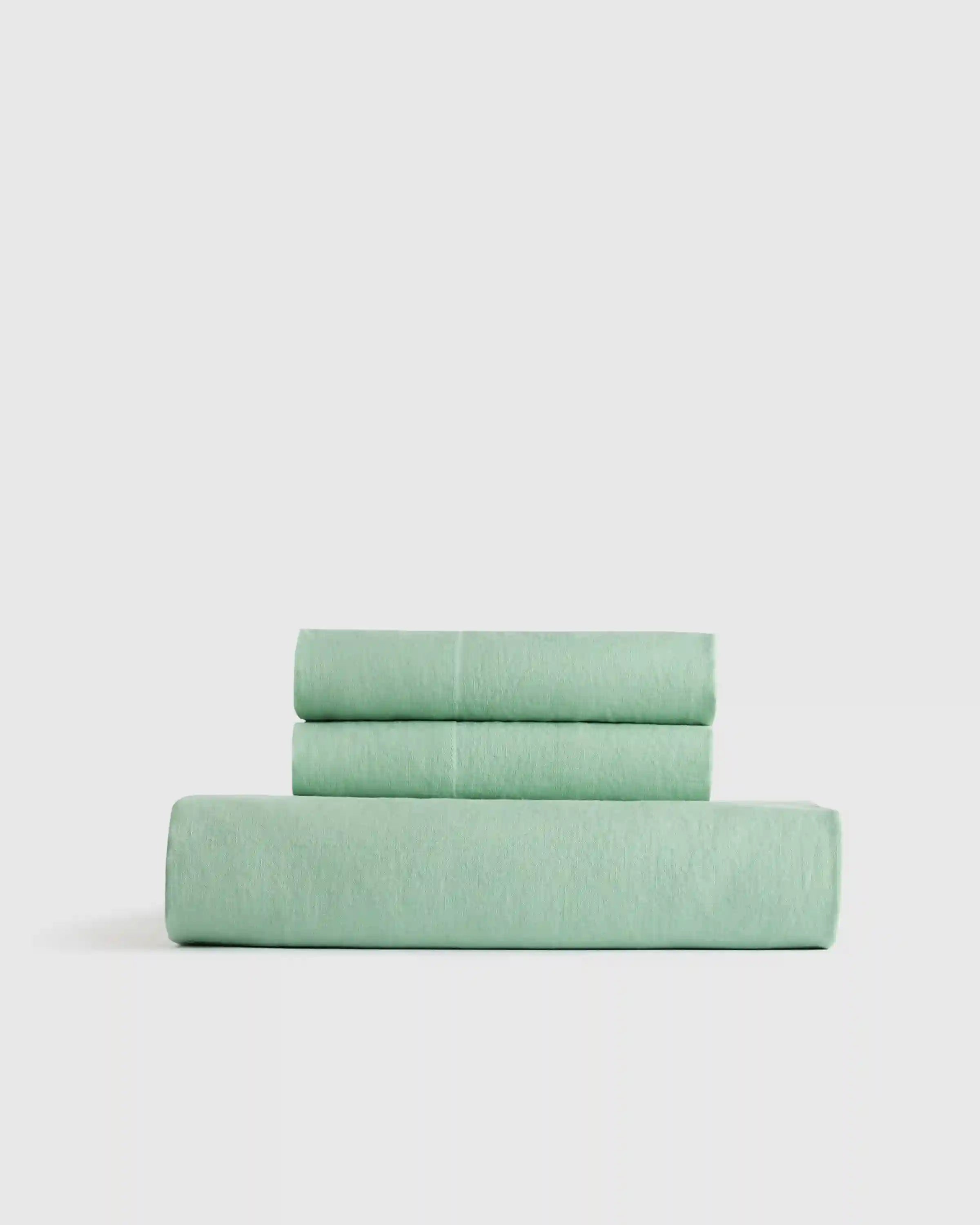 European Linen Fitted Sheet Set
