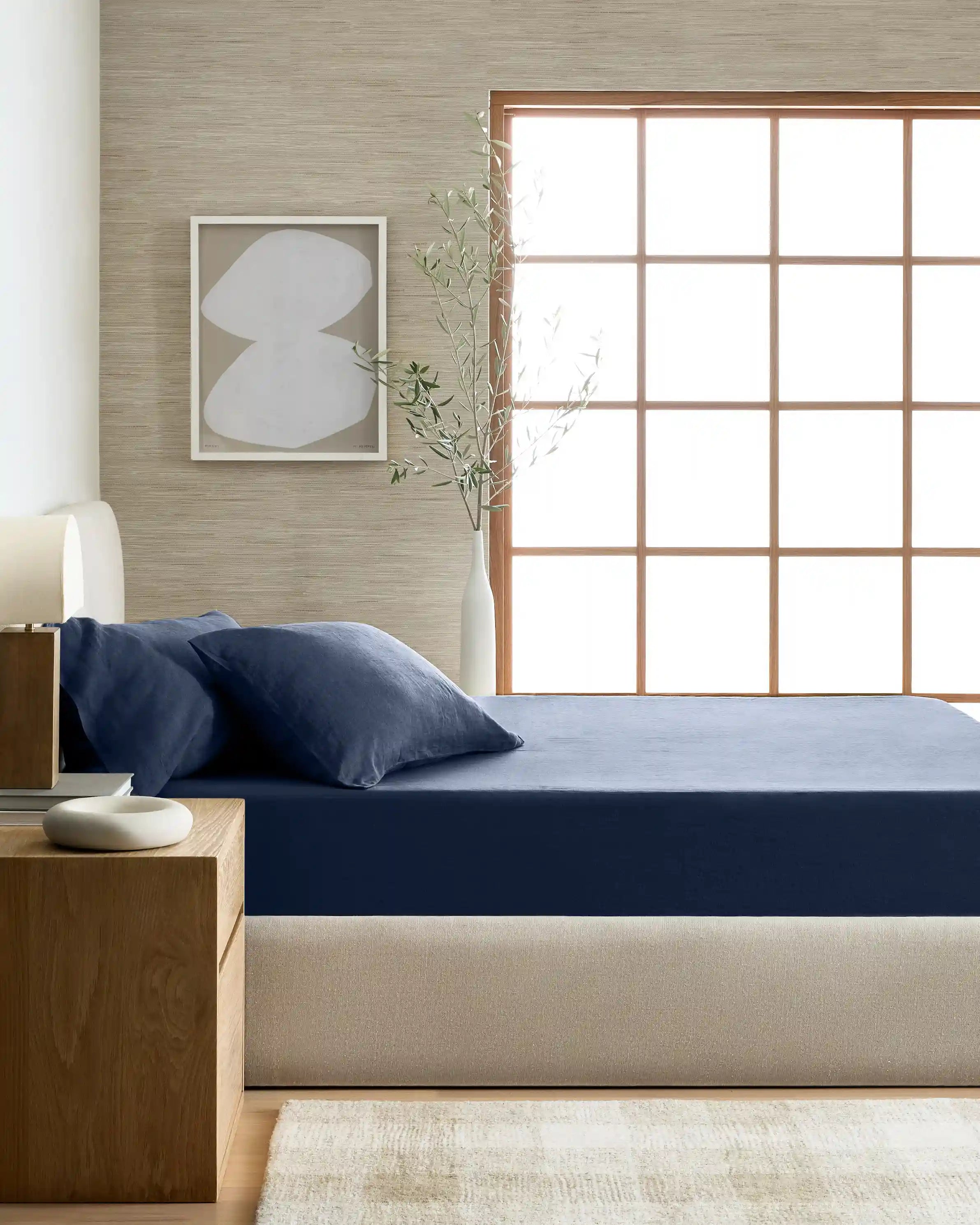 European Linen Fitted Sheet Set