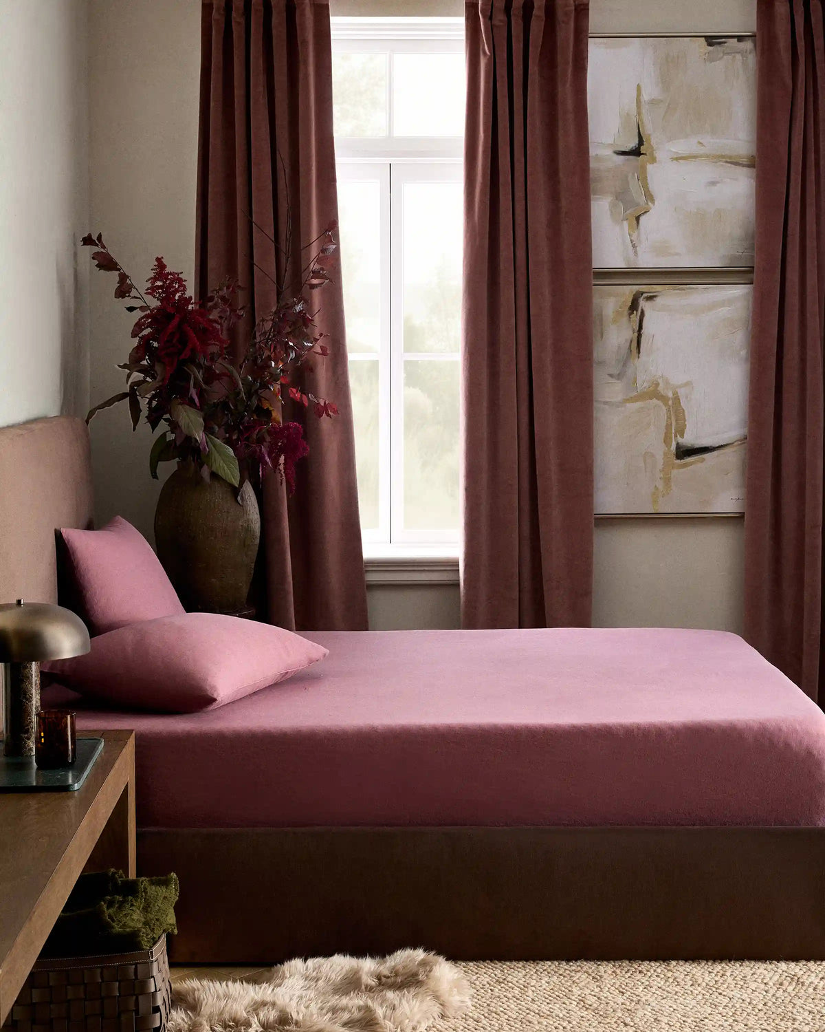 European Linen Fitted Sheet Set