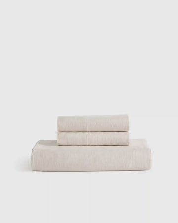 European Linen Fitted Sheet Set