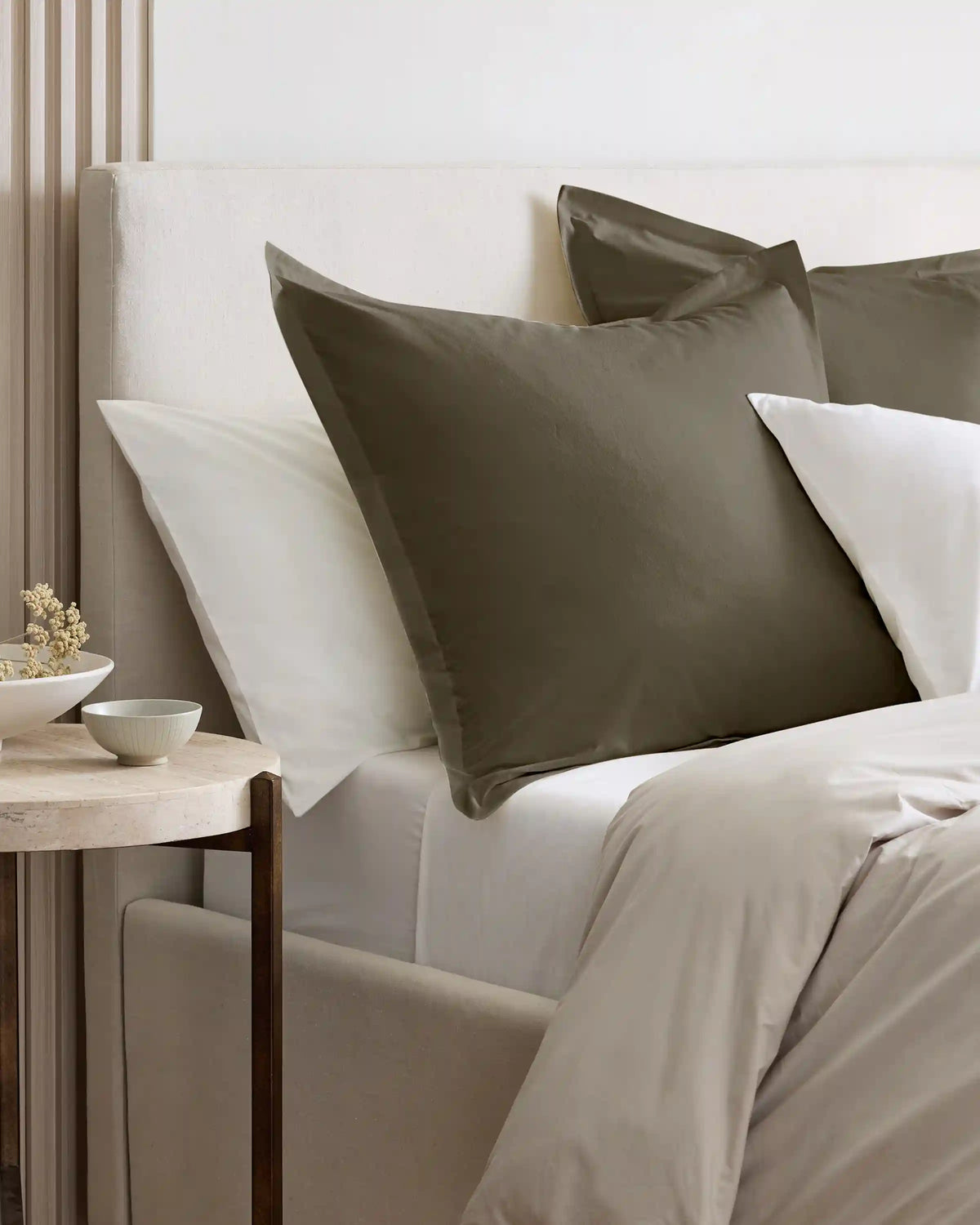 Organic Brushed Cotton Euro Sham