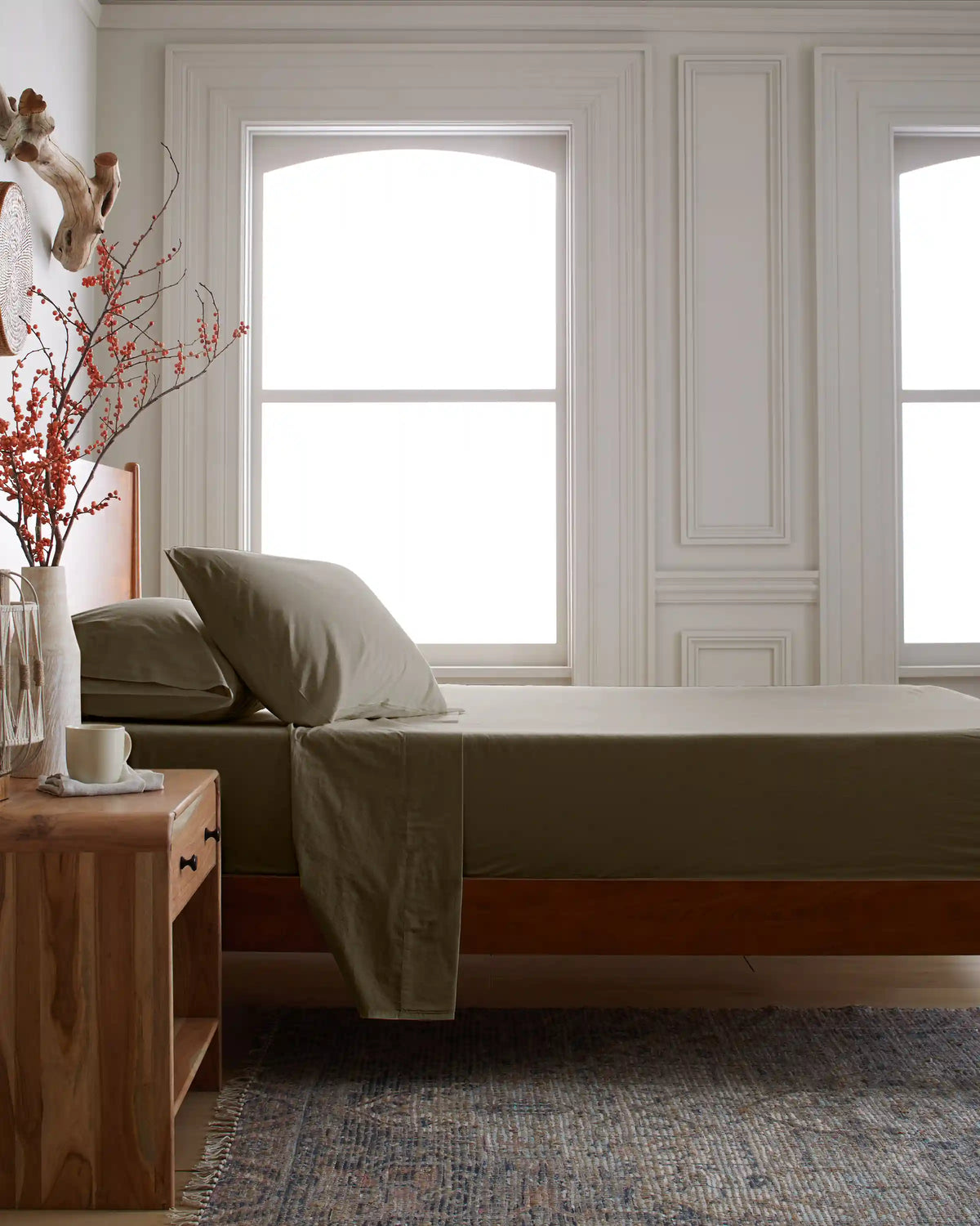 Organic Brushed Cotton Sheet Set