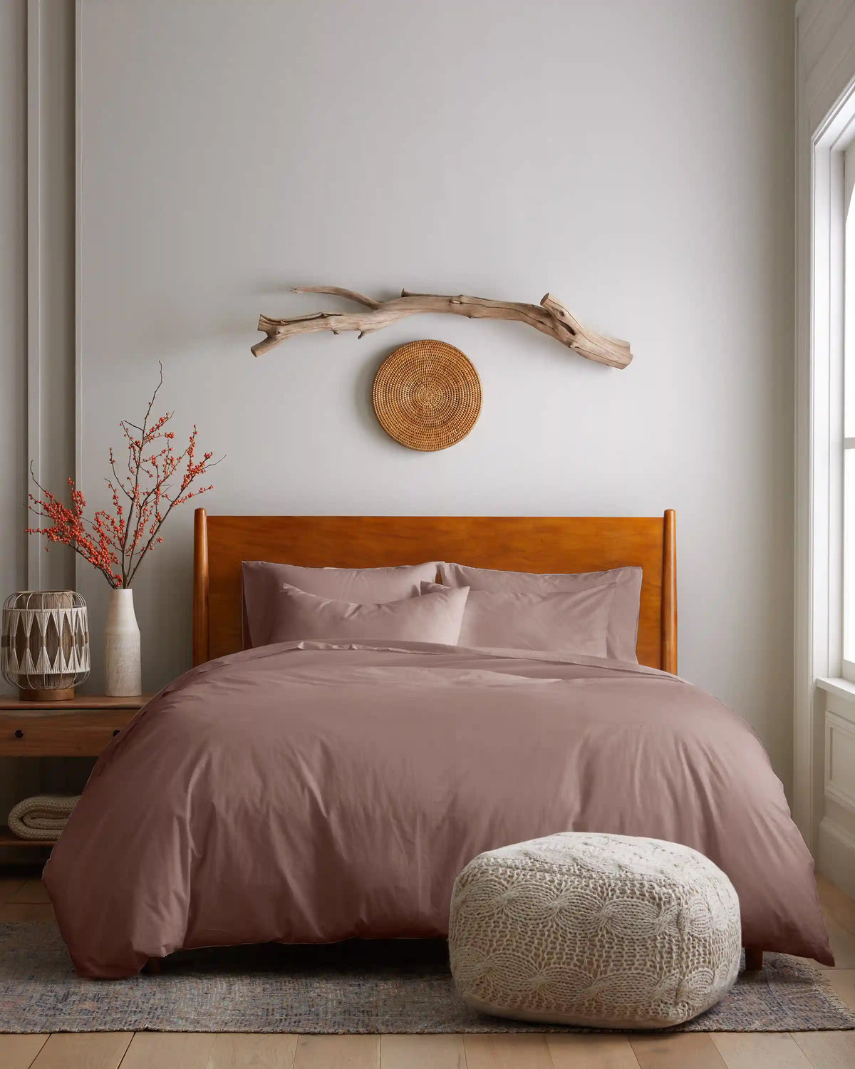 Organic Brushed Cotton Duvet Cover Set