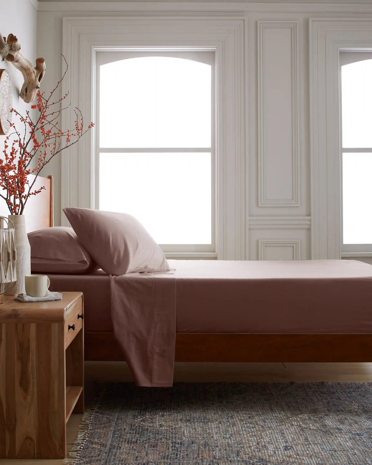 Organic Brushed Cotton Sheet Set