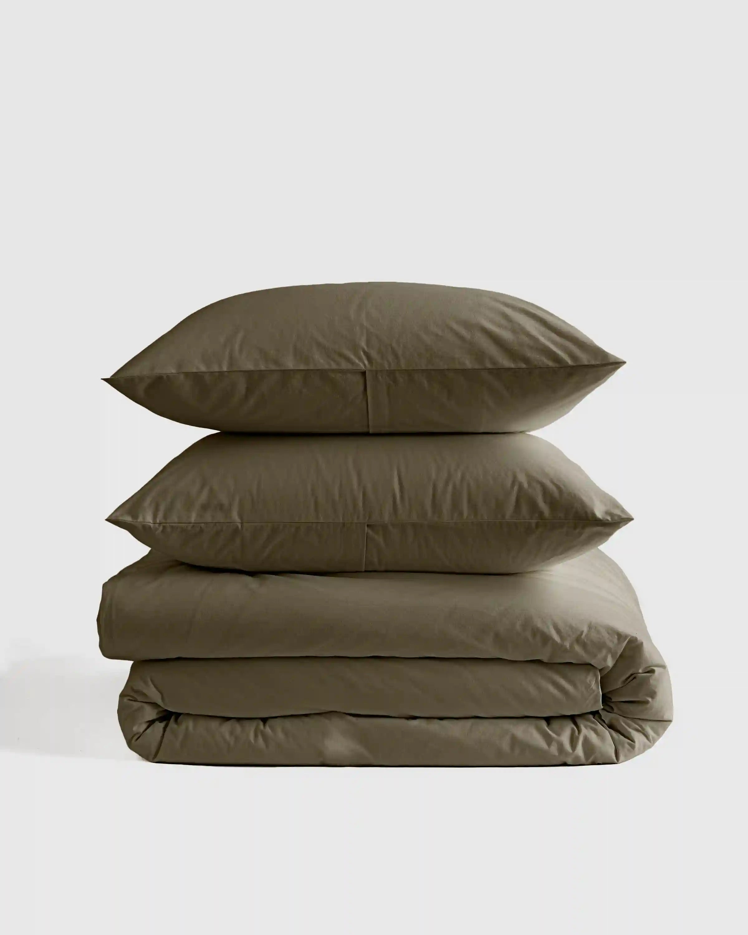 Organic Brushed Cotton Duvet Cover Set