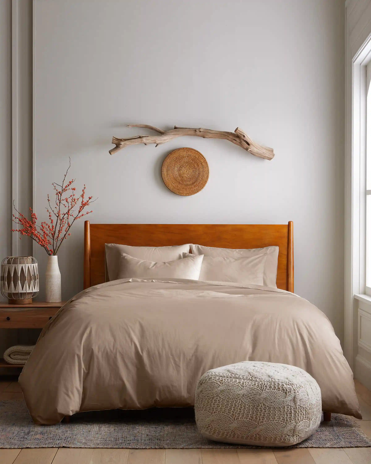 Organic Brushed Cotton Duvet Cover Set