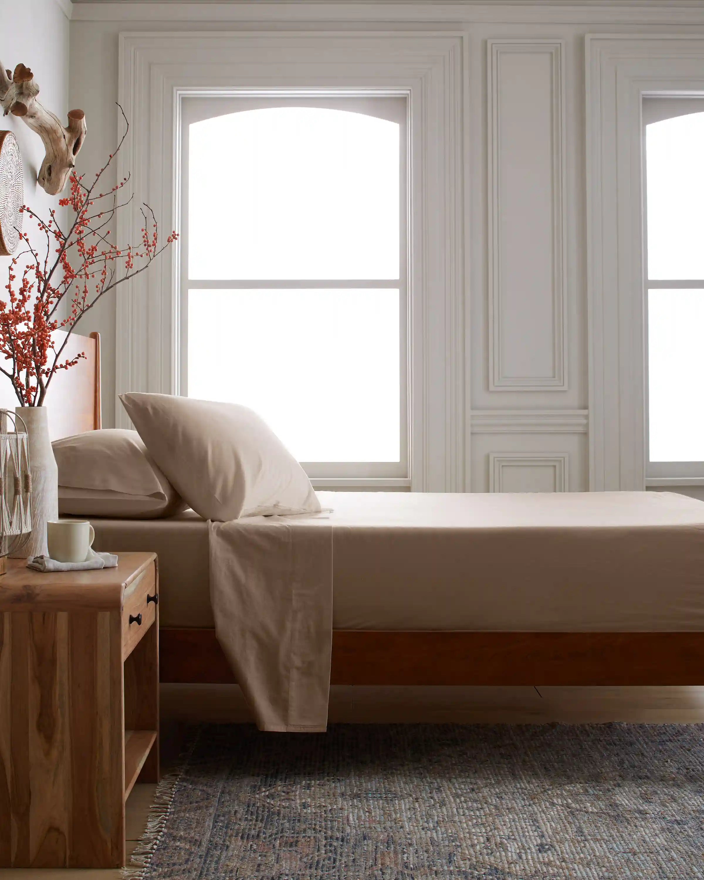 Organic Brushed Cotton Sheet Set