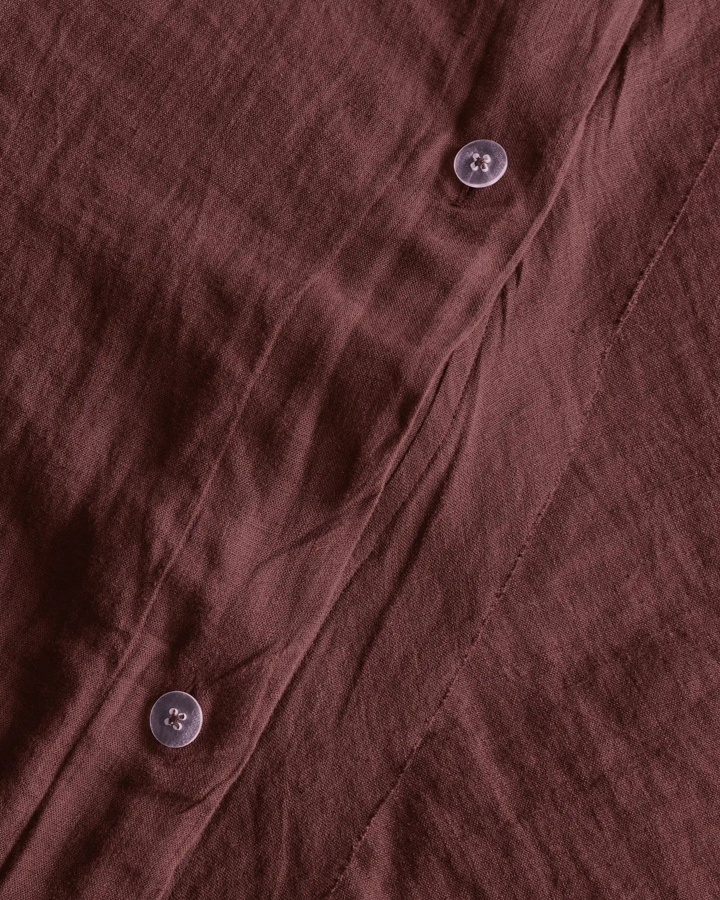 European Linen Double Flange Duvet Cover