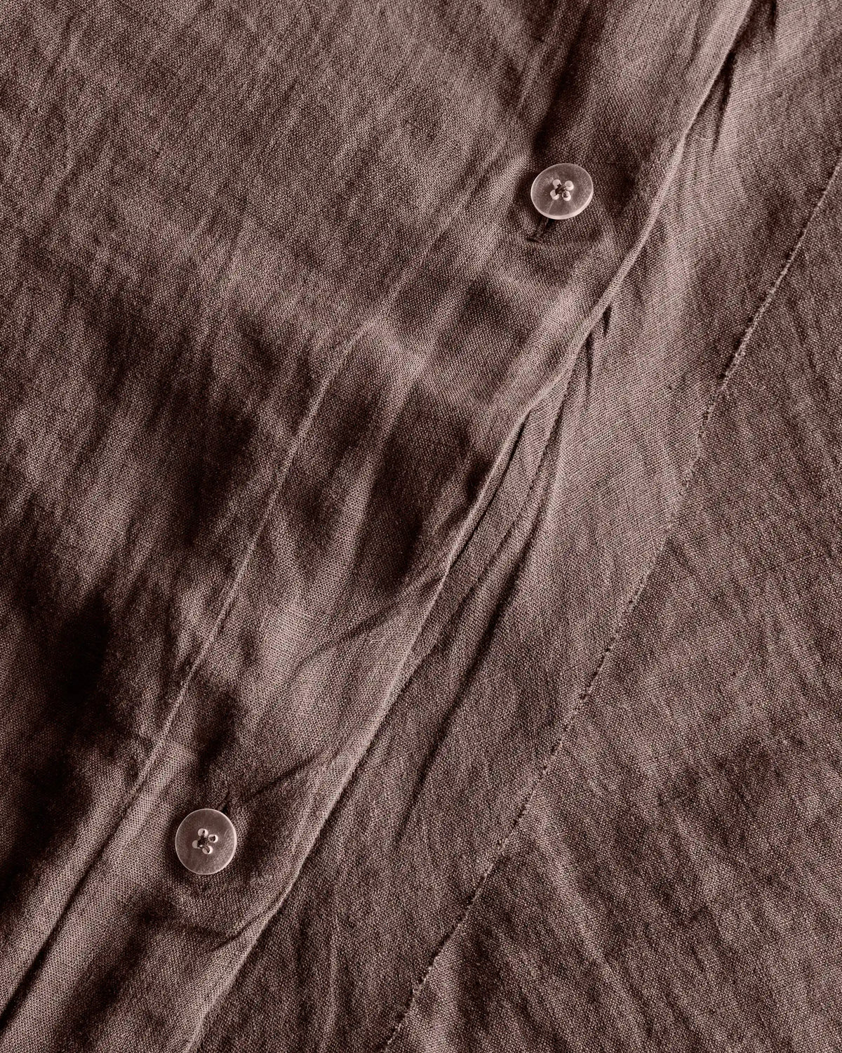European Linen Double Flange Duvet Cover