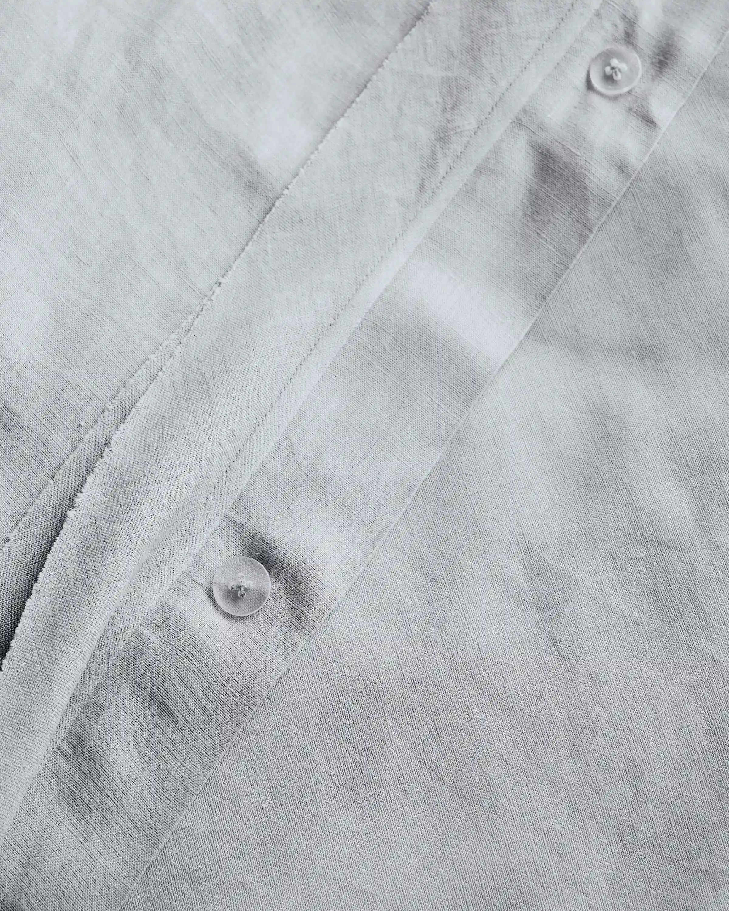European Linen Double Flange Duvet Cover
