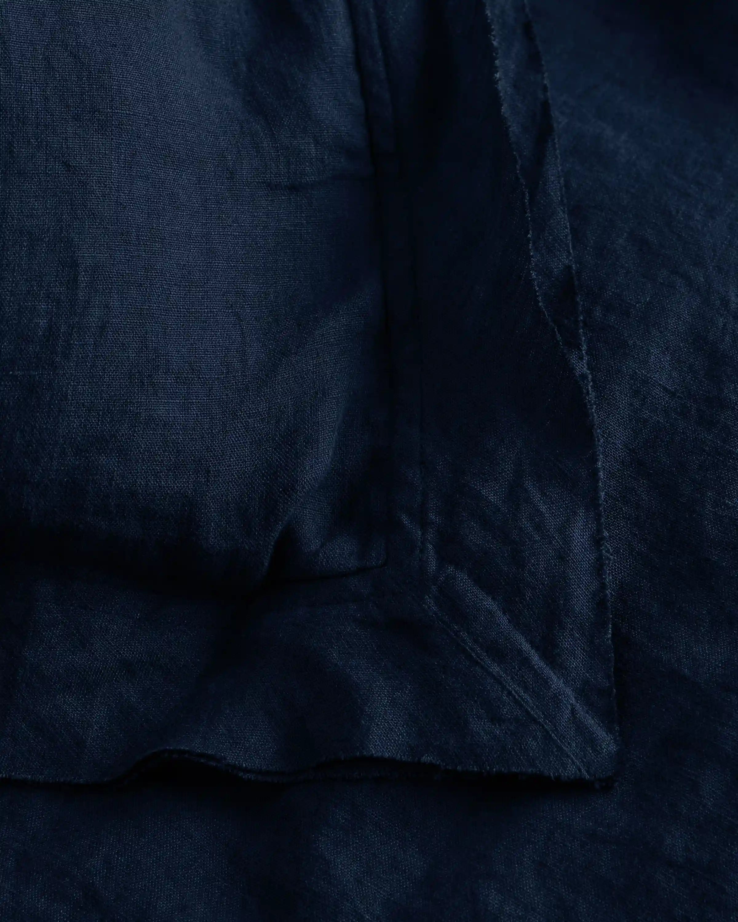 European Linen Double Flange Duvet Cover Set