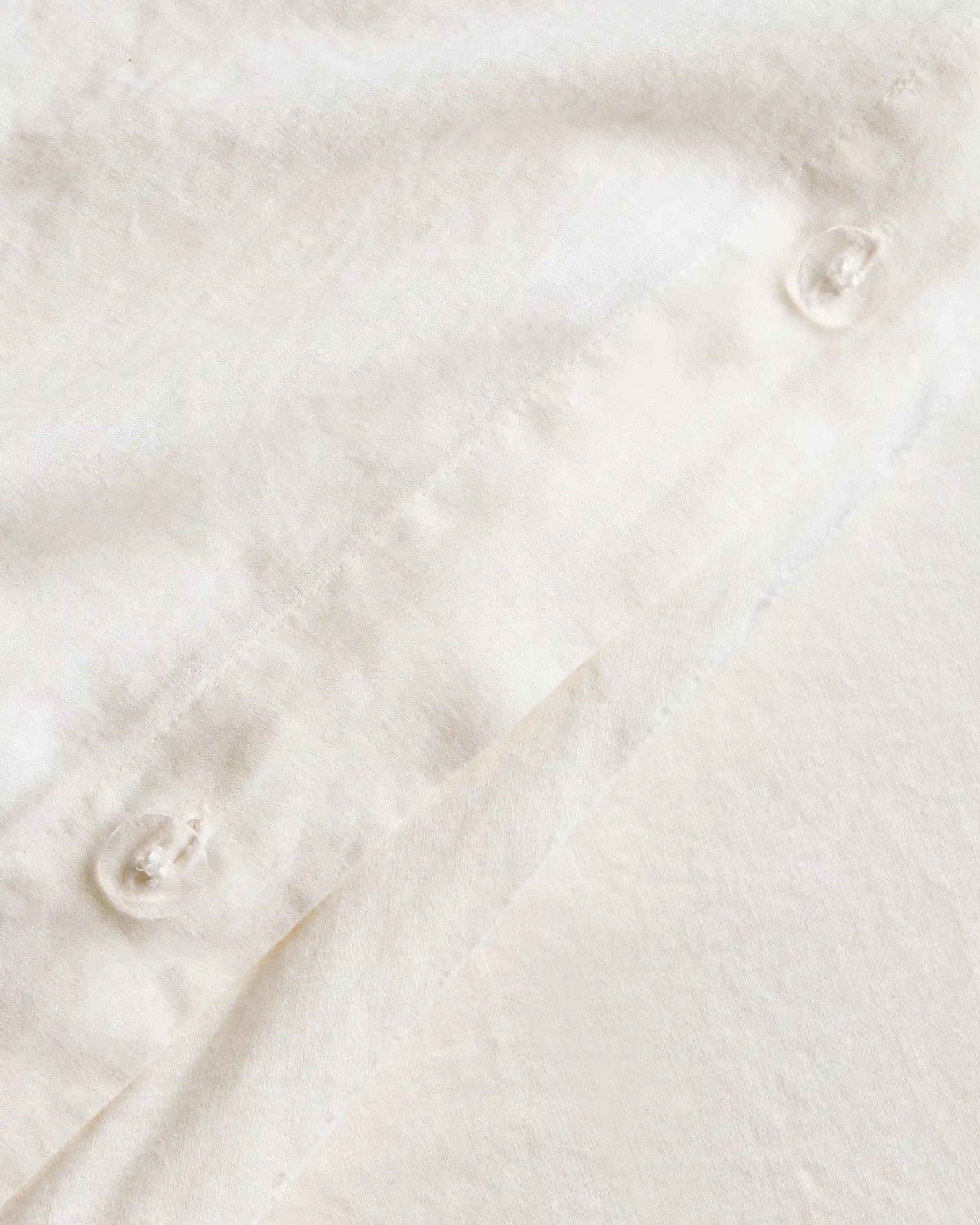European Linen Double Flange Duvet Cover
