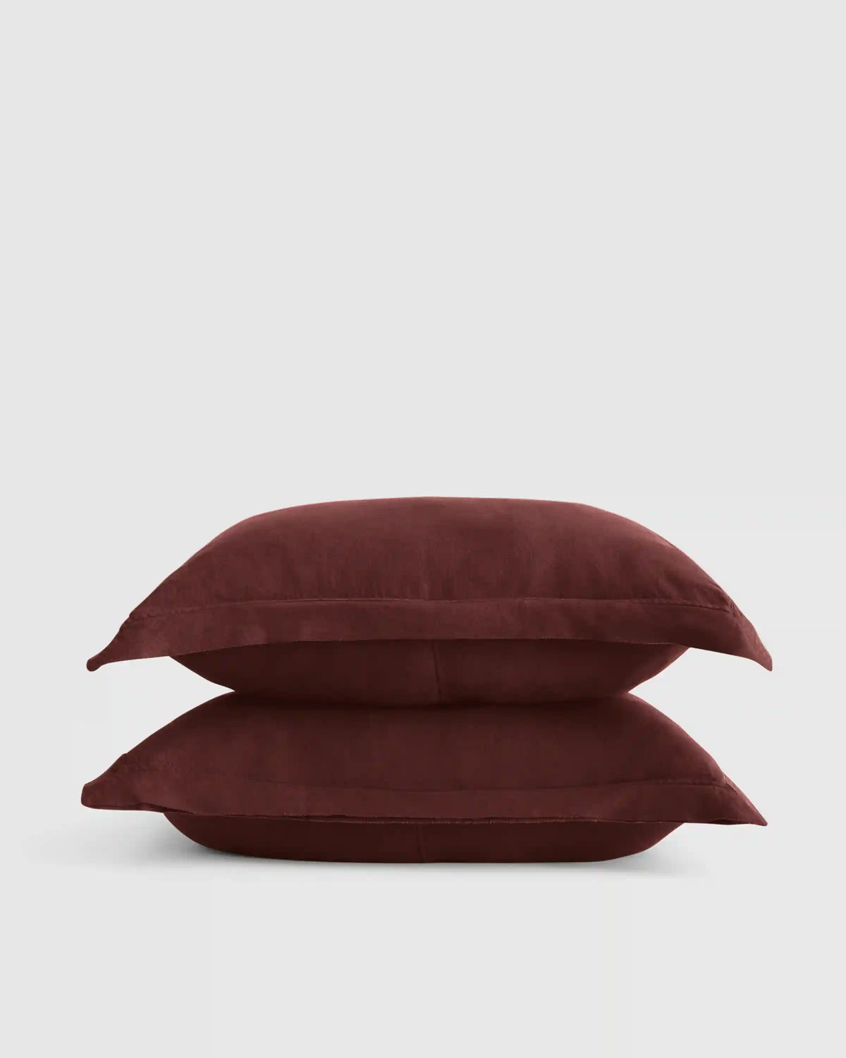 European Linen Double Flange Sham Set