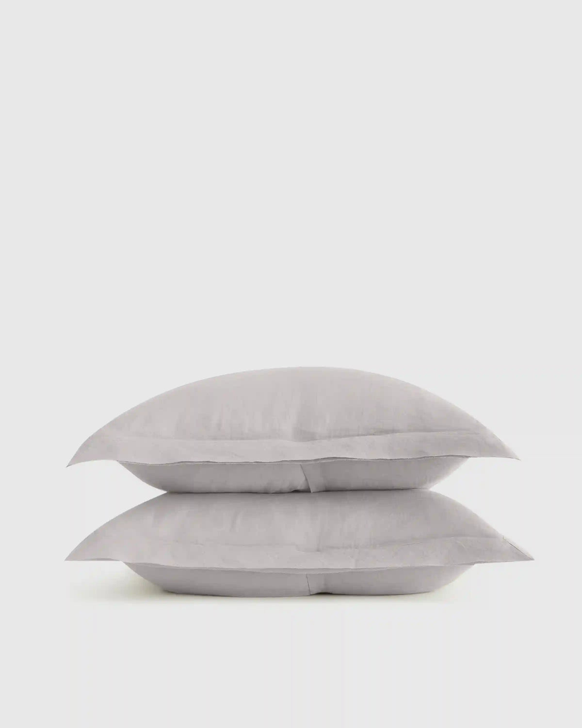 European Linen Double Flange Sham Set