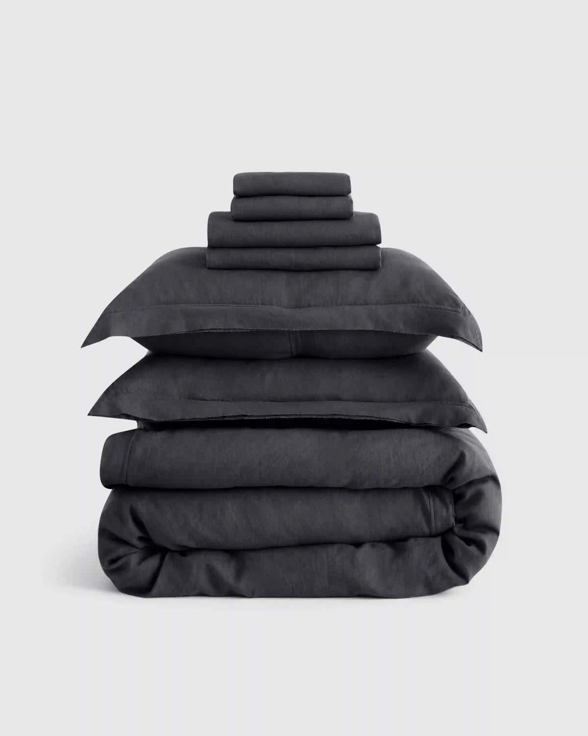 European Linen Double Flange Deluxe Bedding Bundle