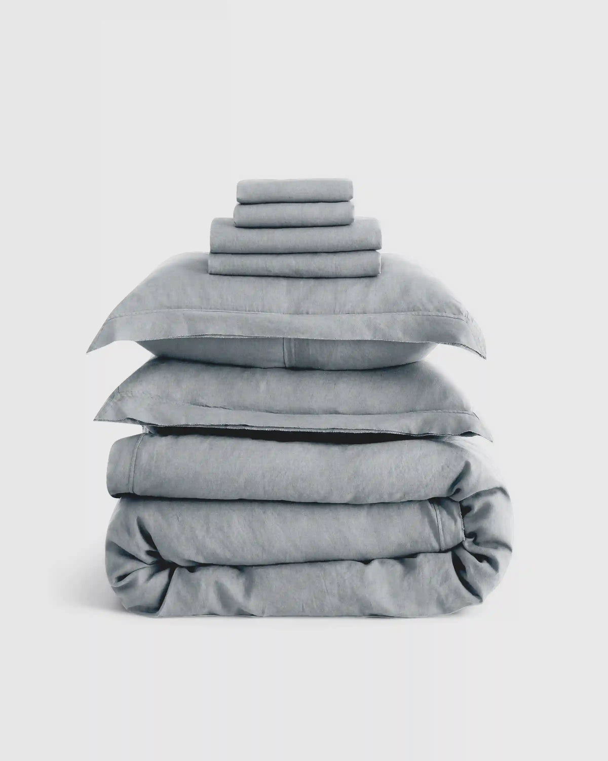 European Linen Double Flange Deluxe Bedding Bundle
