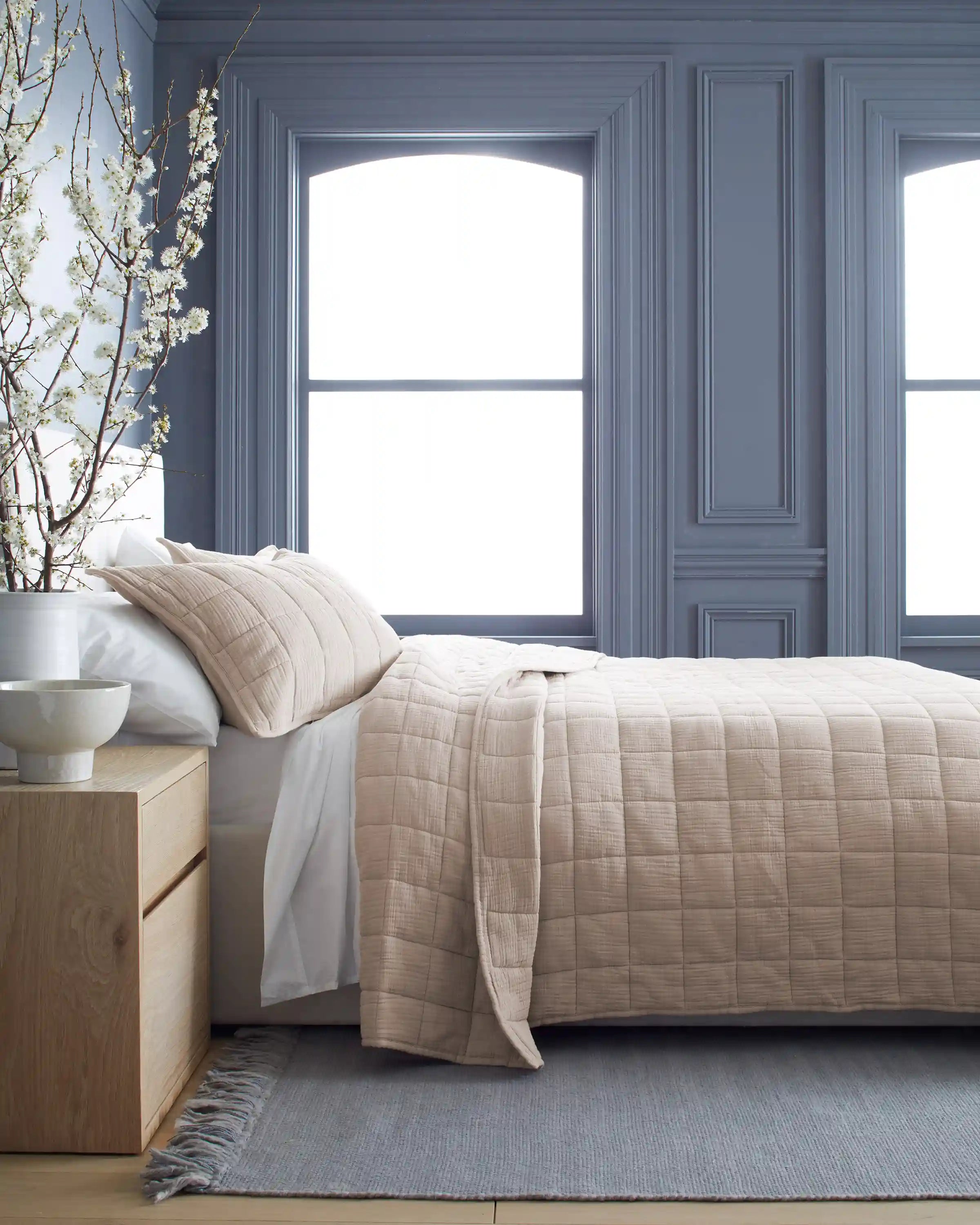 Organic Cotton Gauze Box Quilt Set