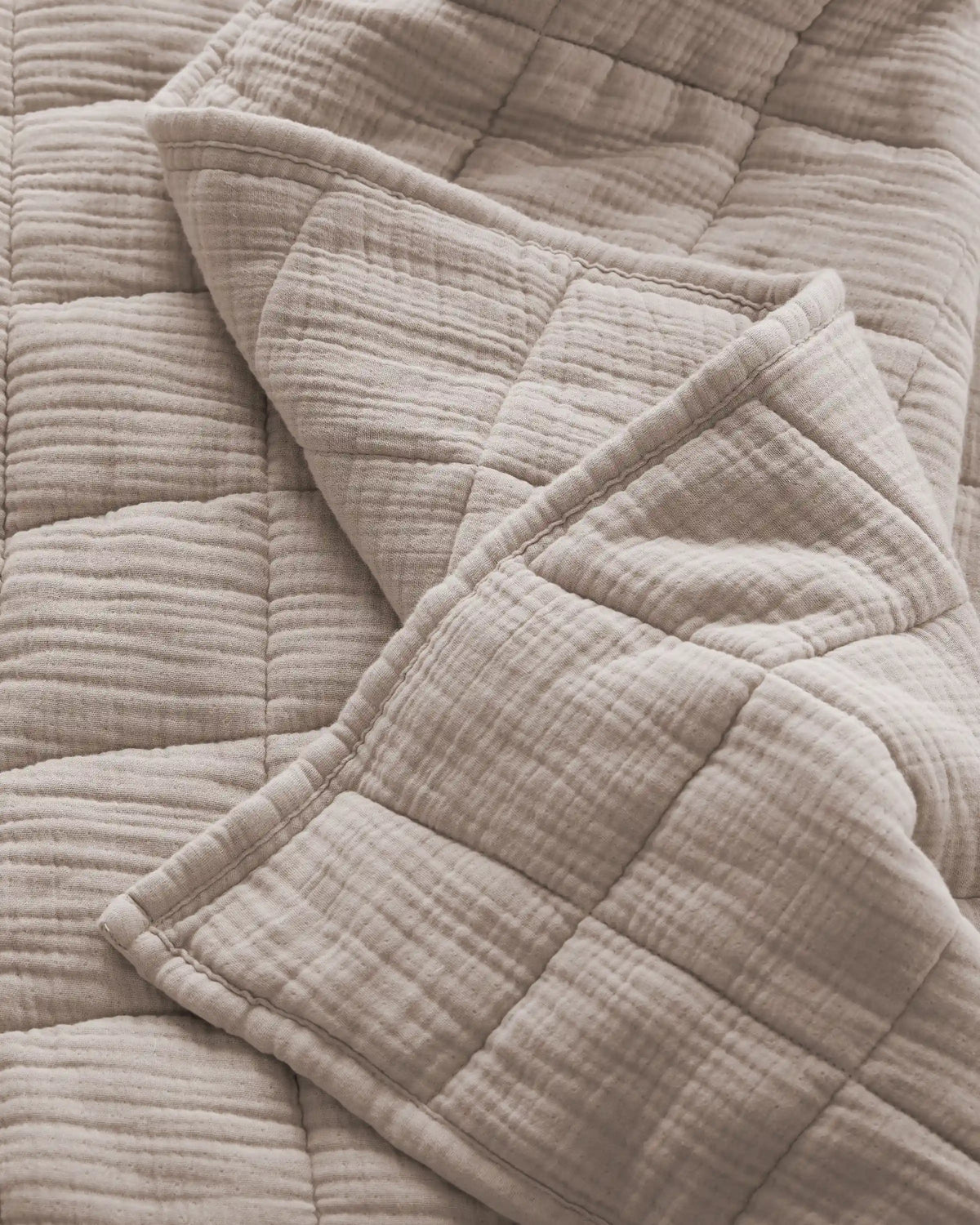 Organic Cotton Gauze Box Quilt Set