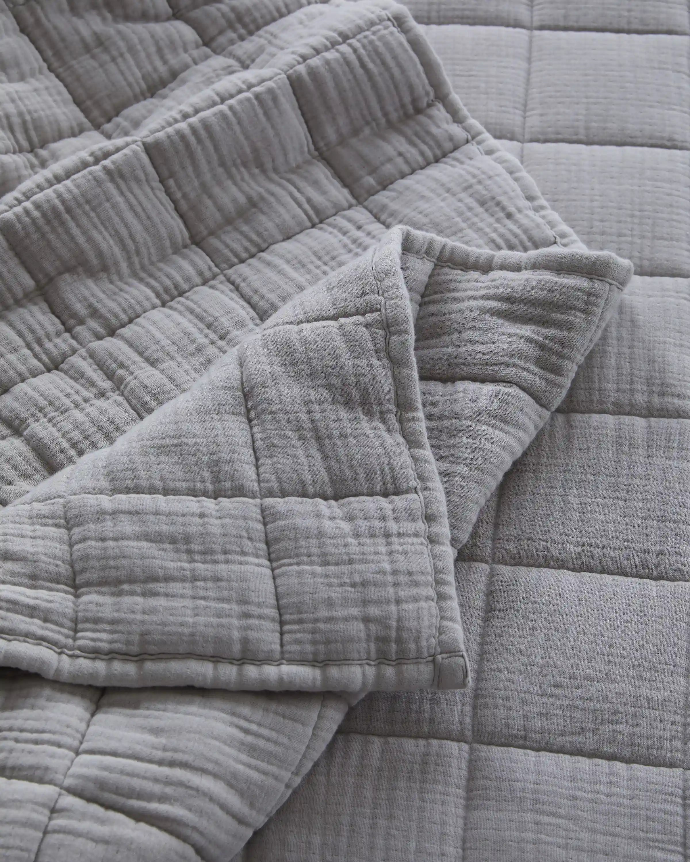 Organic Cotton Gauze Box Quilt Set