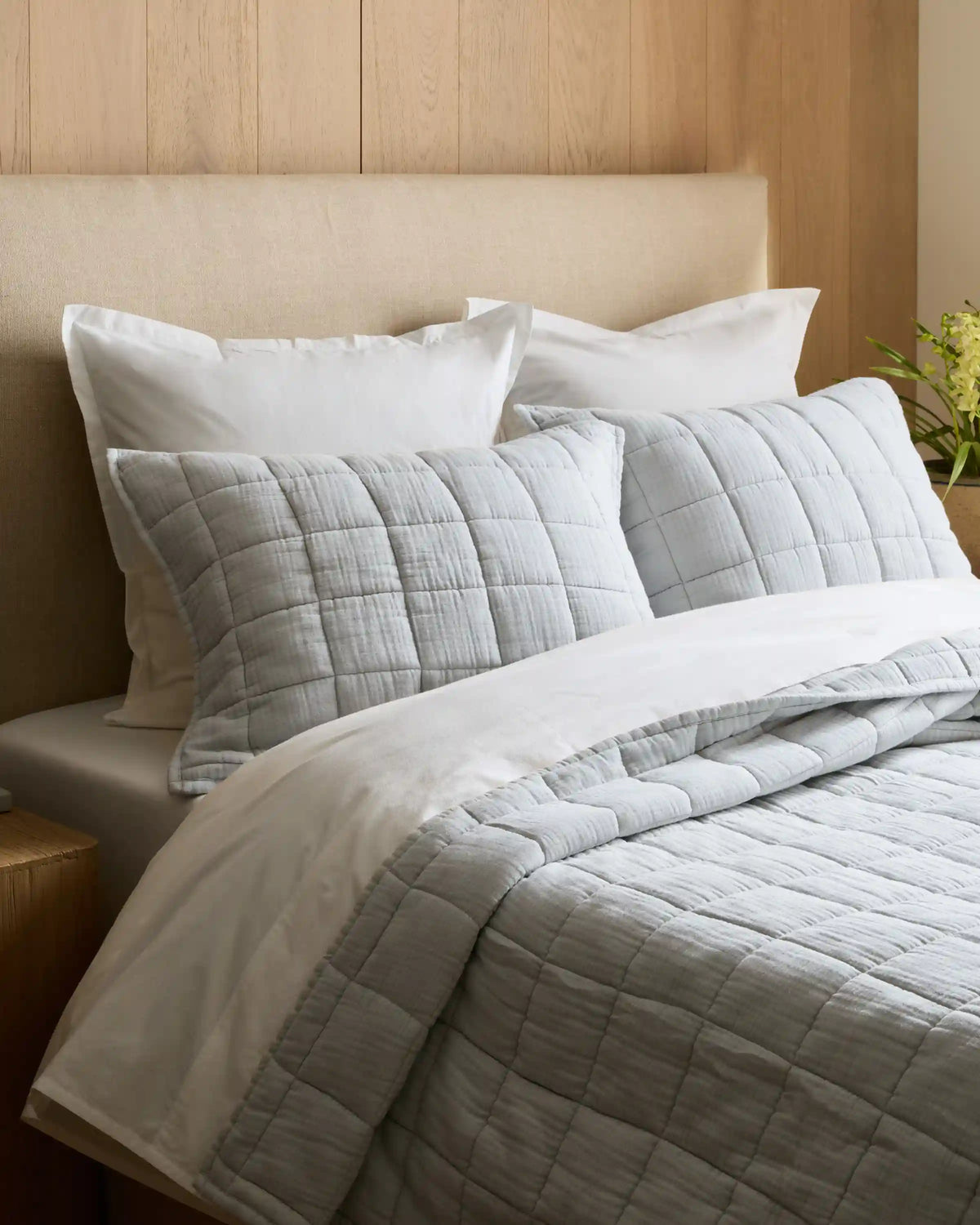 Organic Cotton Gauze Box Quilt Set