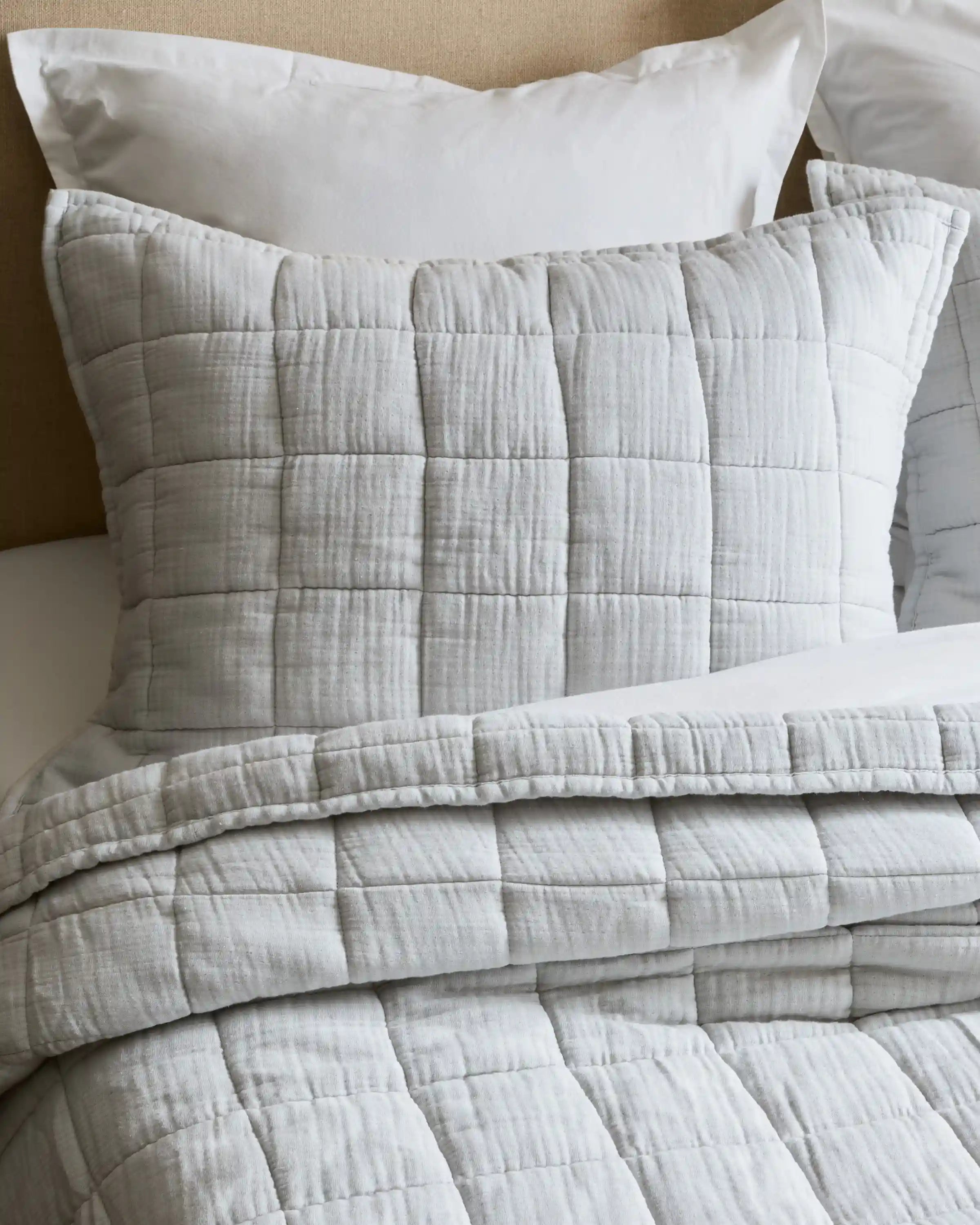 Organic Cotton Gauze Box Quilt Set