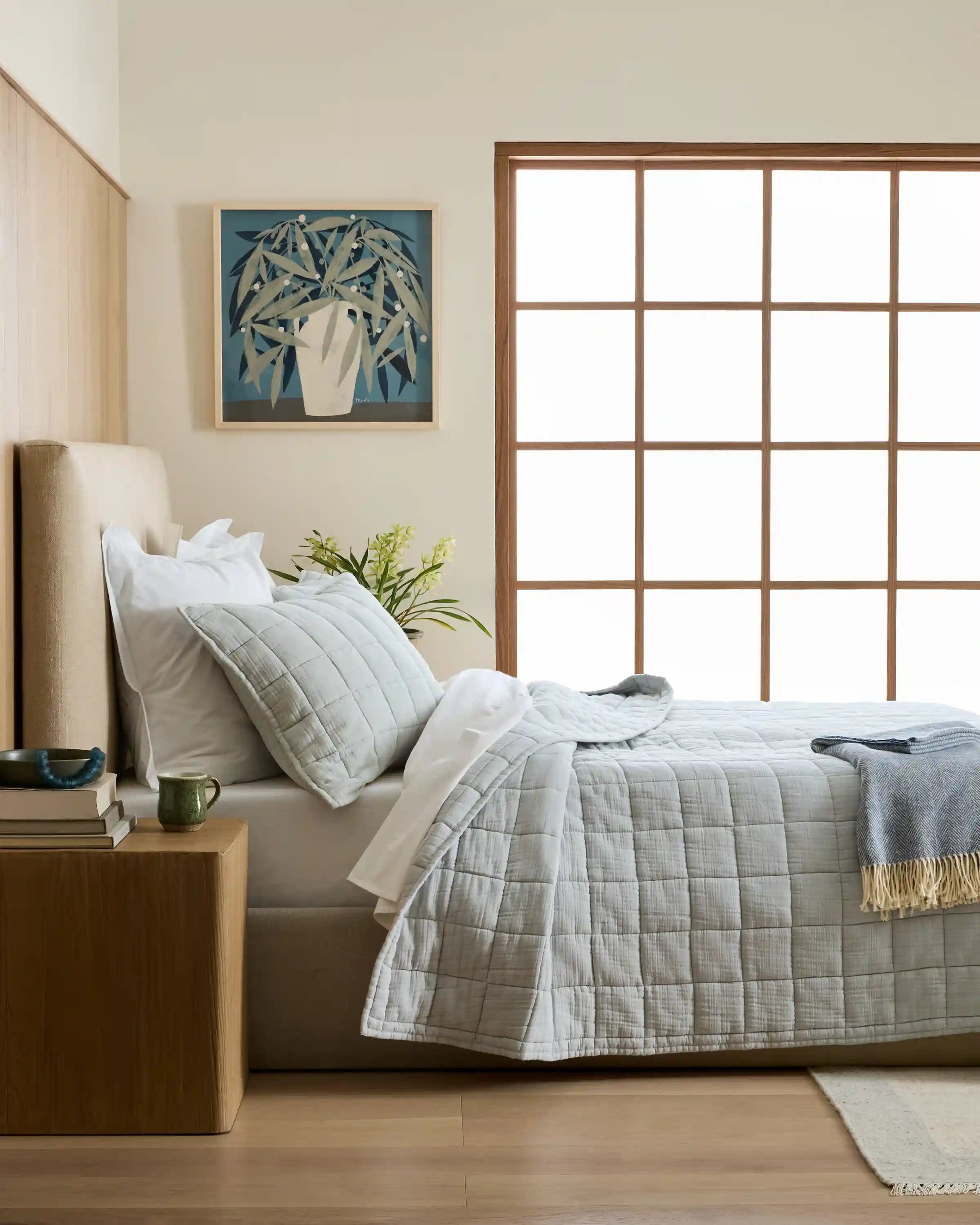 Organic Cotton Gauze Box Quilt Set