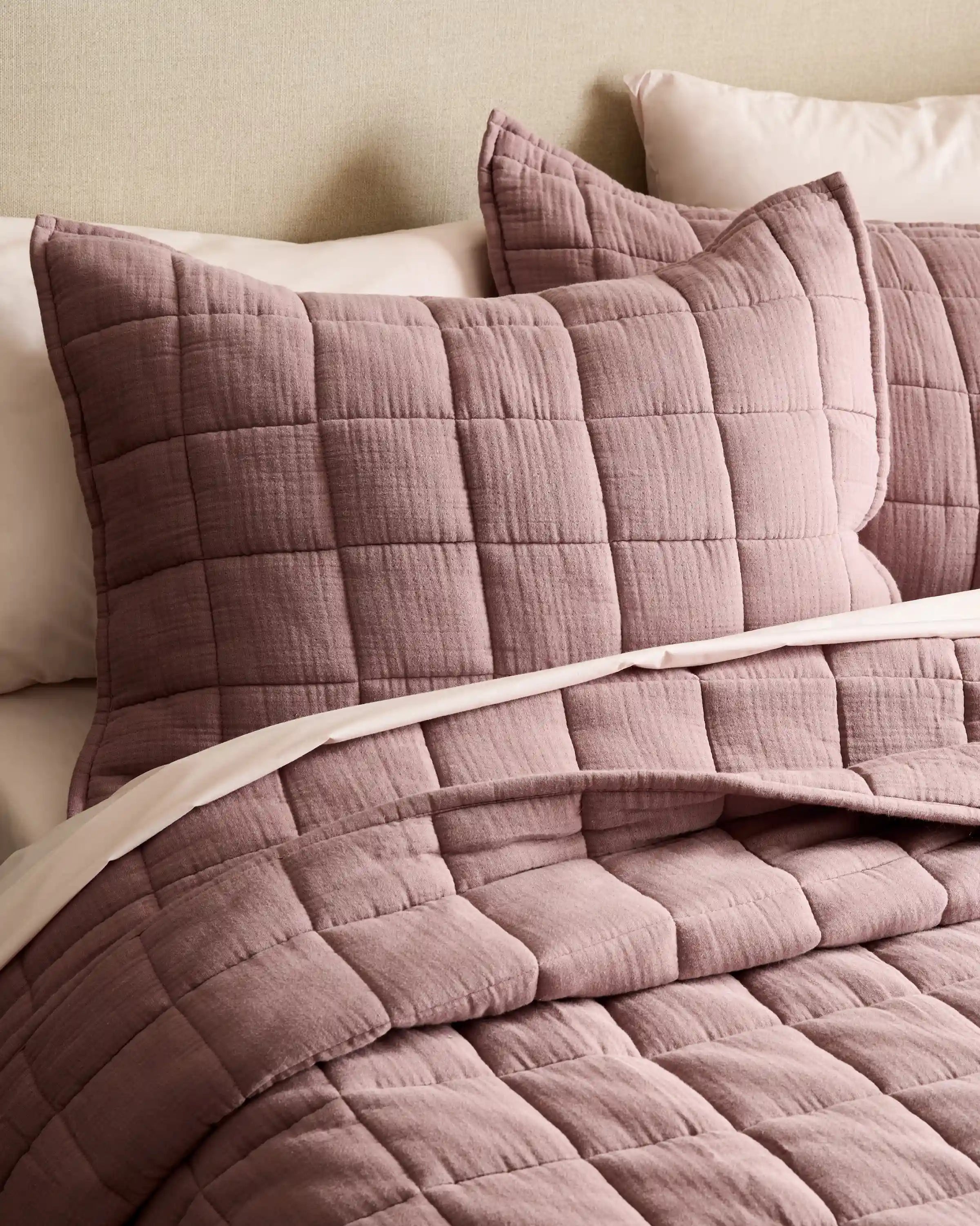 Organic Cotton Gauze Box Quilt Set