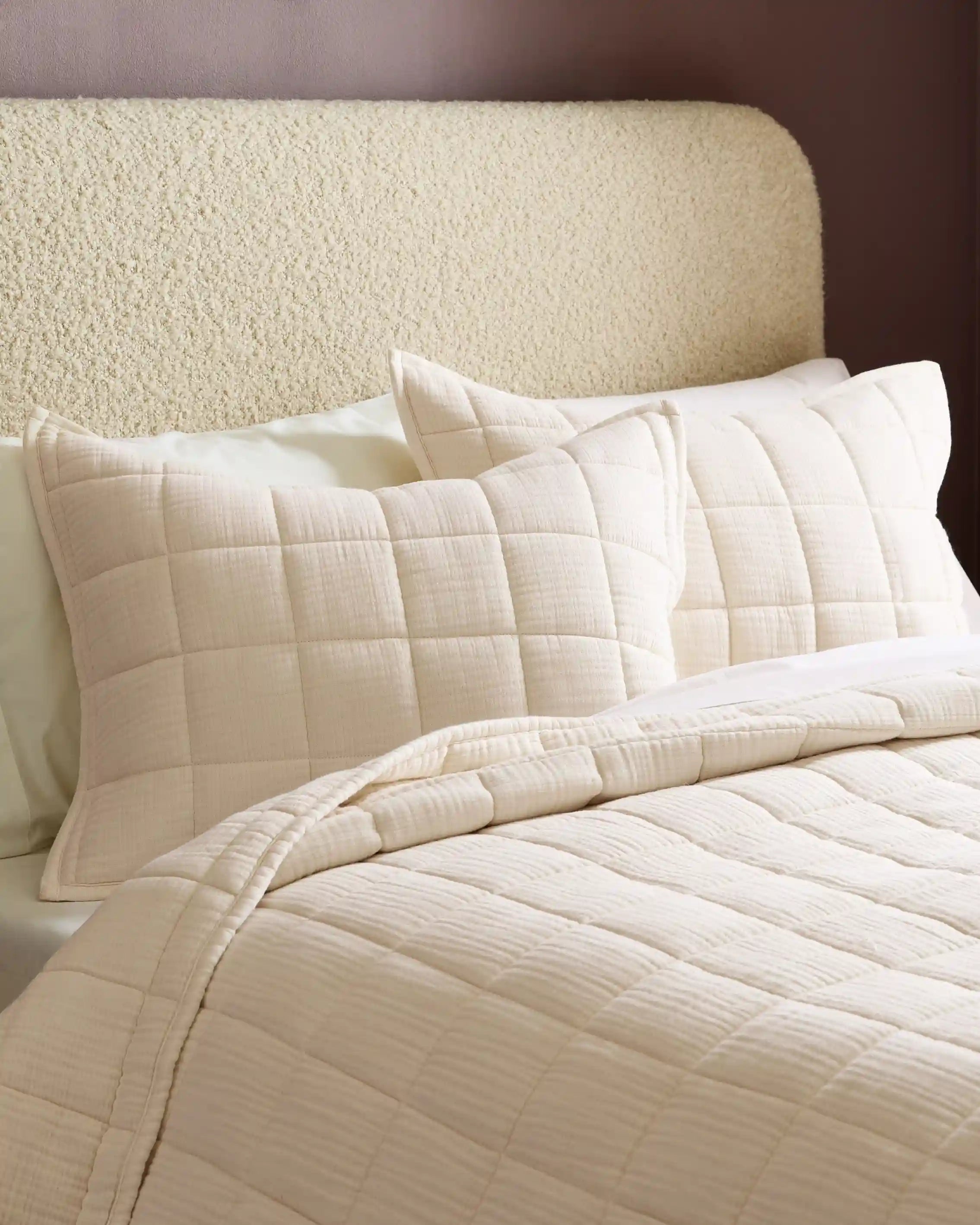 Organic Cotton Gauze Box Quilt Set