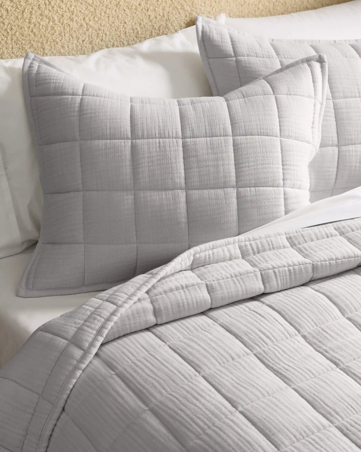 Organic Cotton Gauze Box Quilt Set