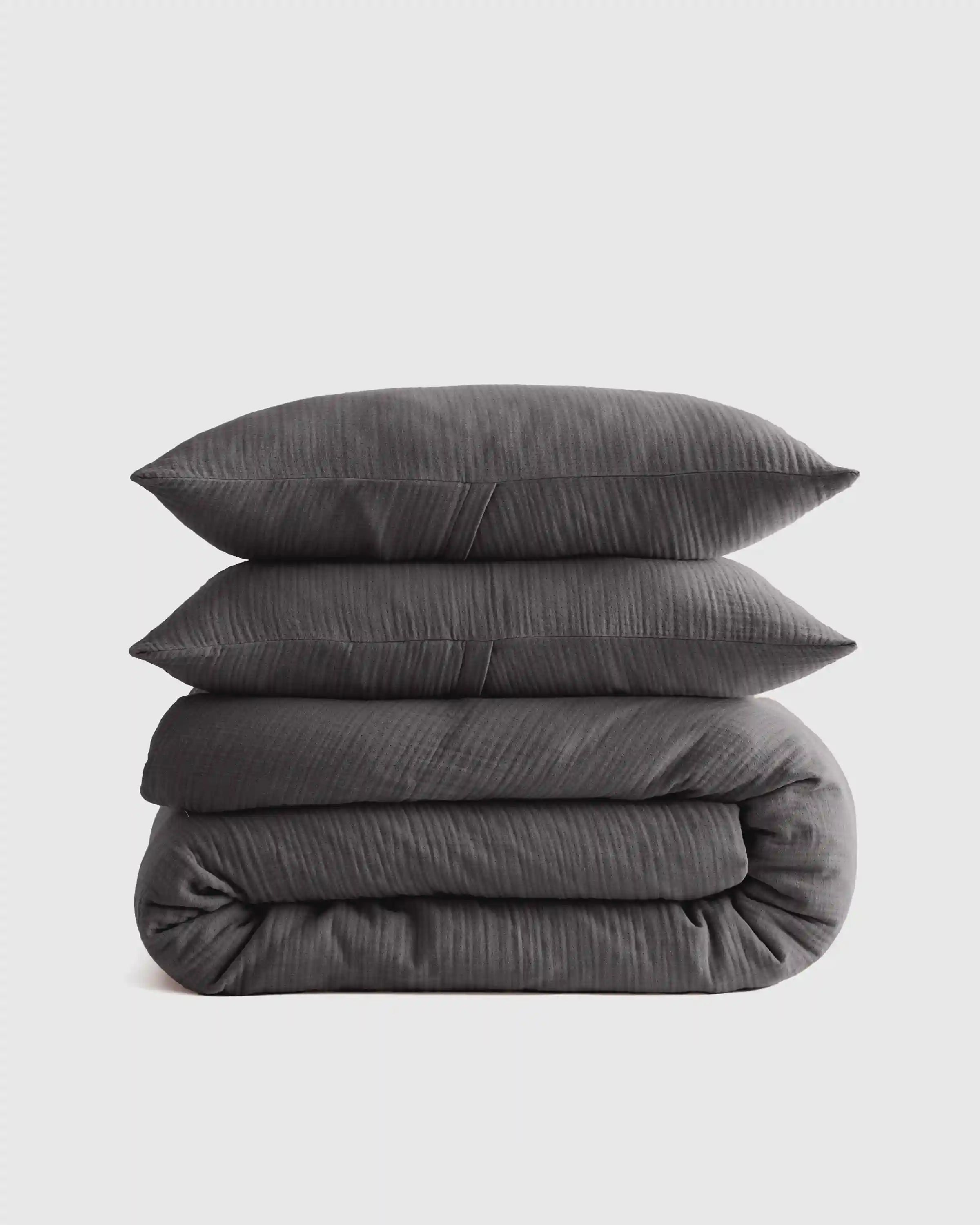 Organic Cotton Gauze Duvet Cover Set