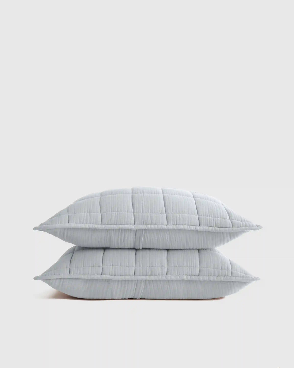 Organic Cotton Gauze Box Quilt Sham Set