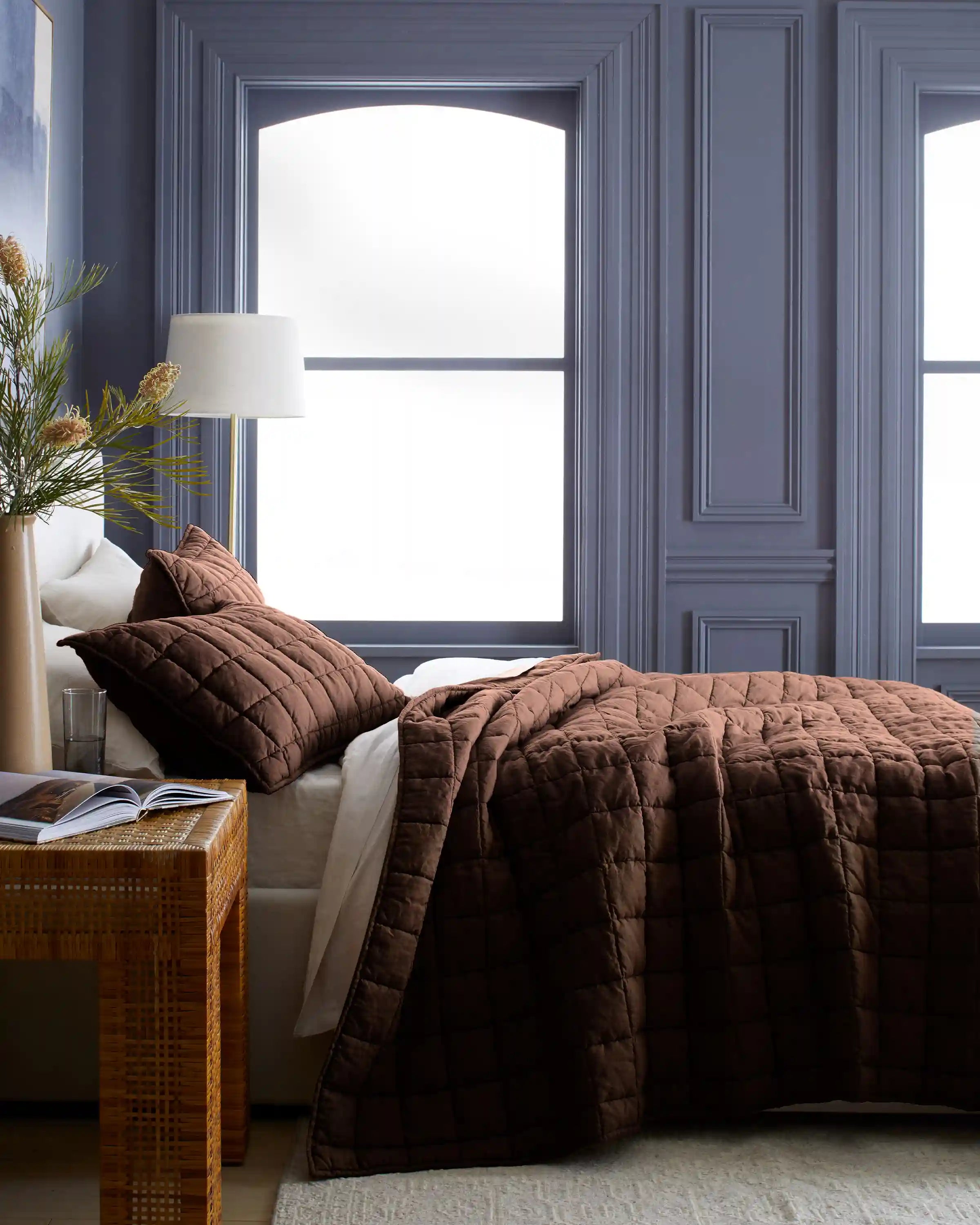 European Linen Box Quilt Set
