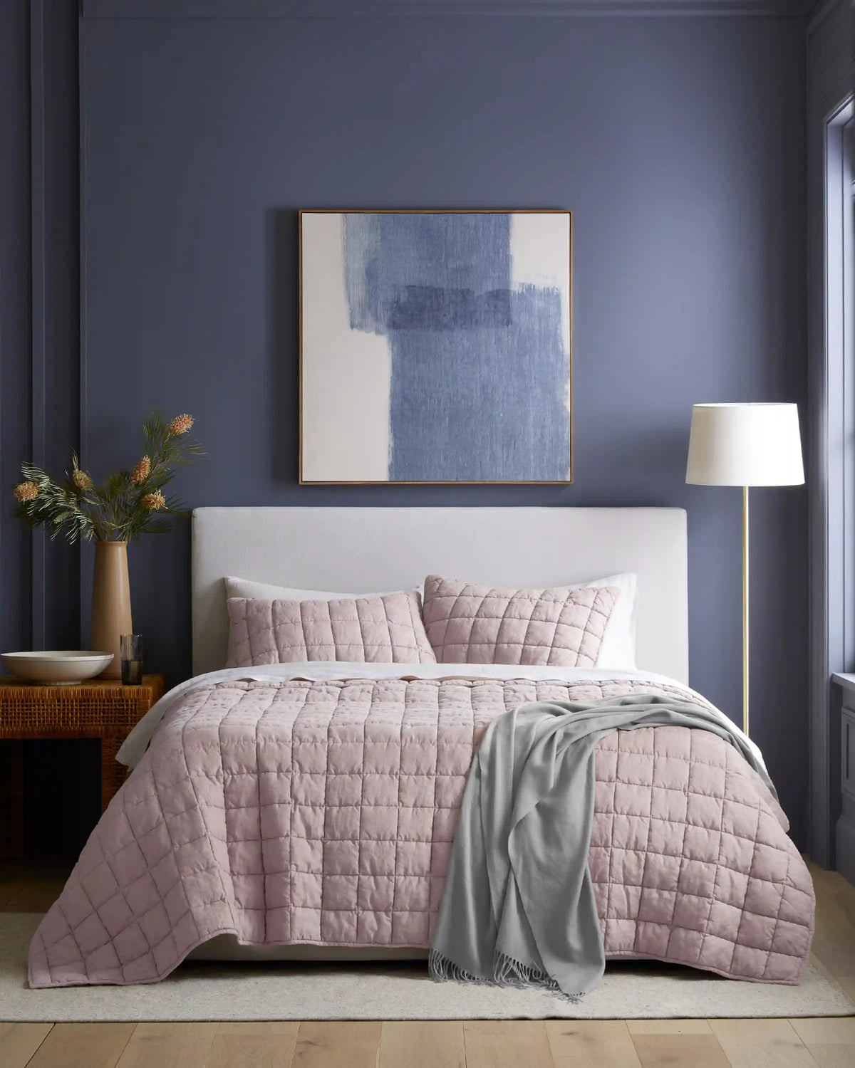 European Linen Box Quilt Set