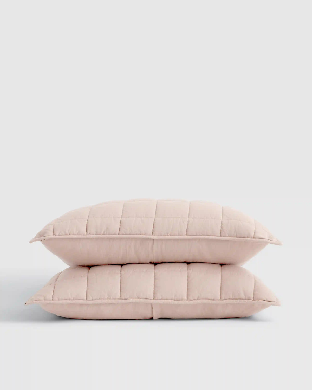 European Linen Box Quilted Sham Set