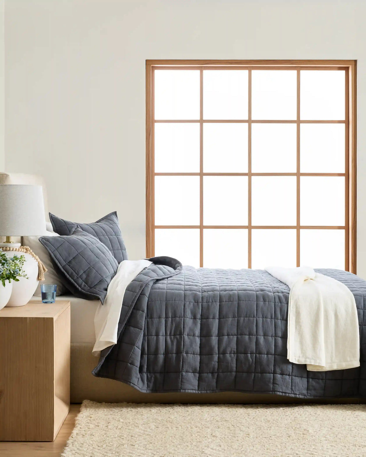 European Linen Box Quilt Set
