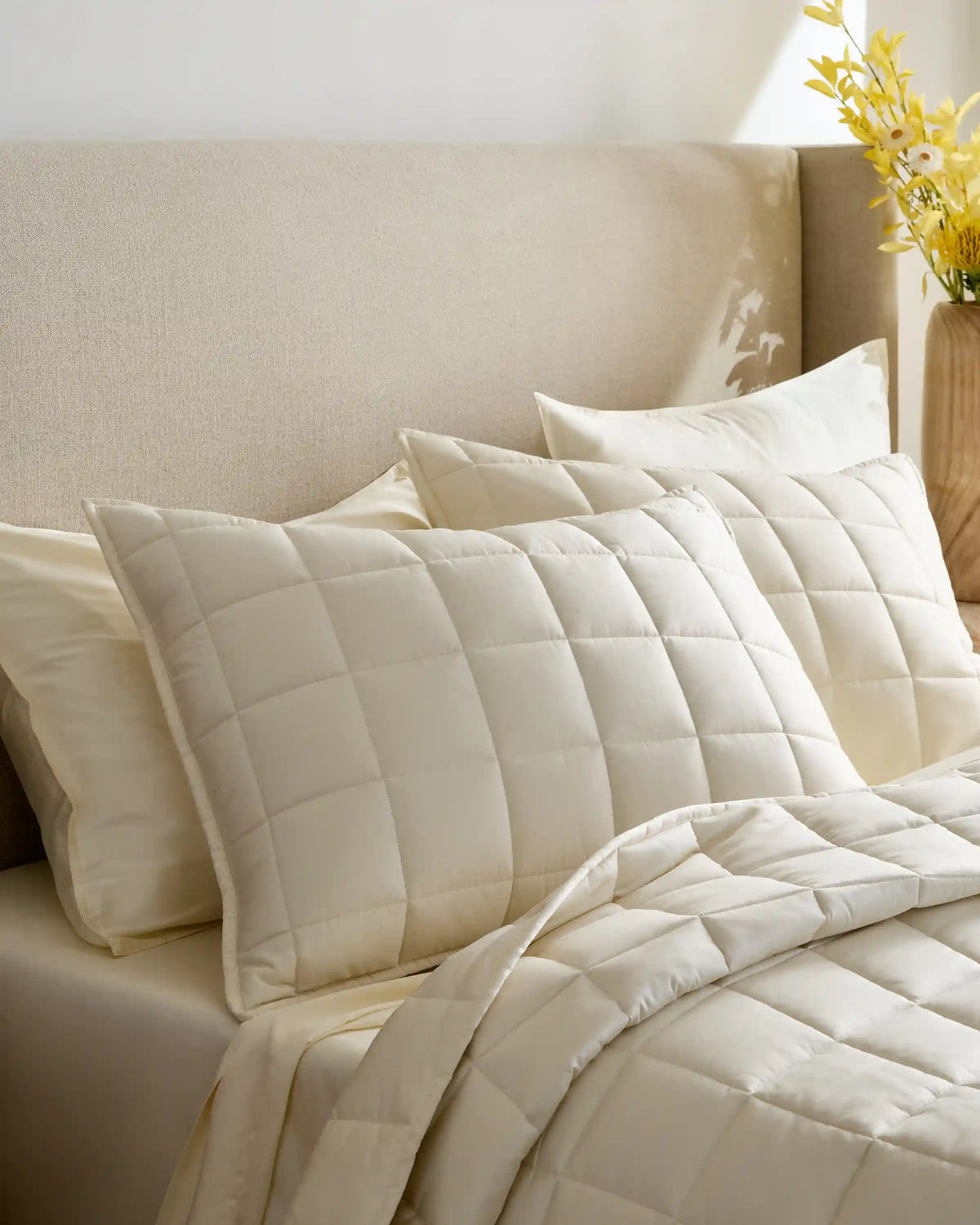 Bamboo Box Quilted Sham Set