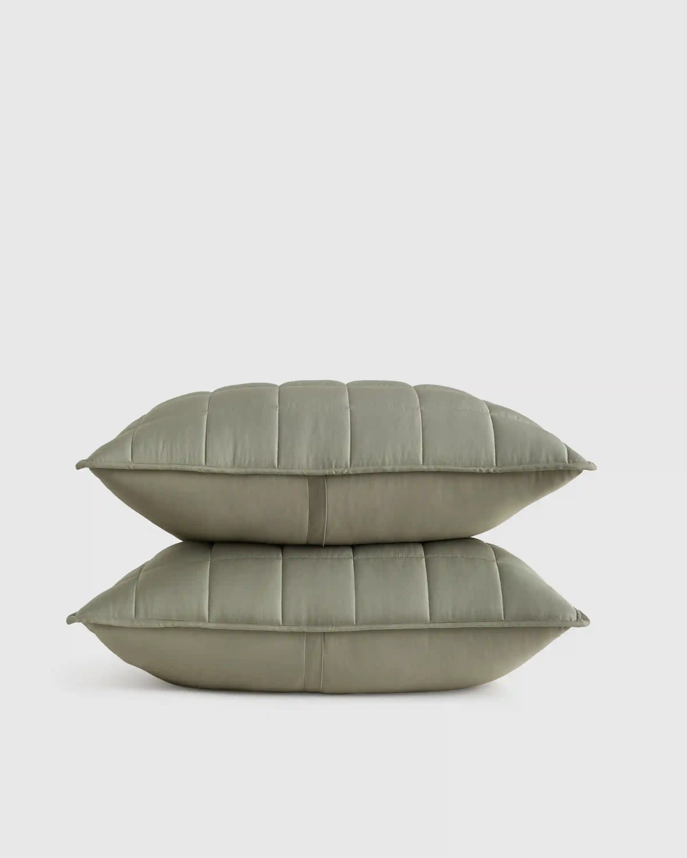 Bamboo Box Quilted Sham Set