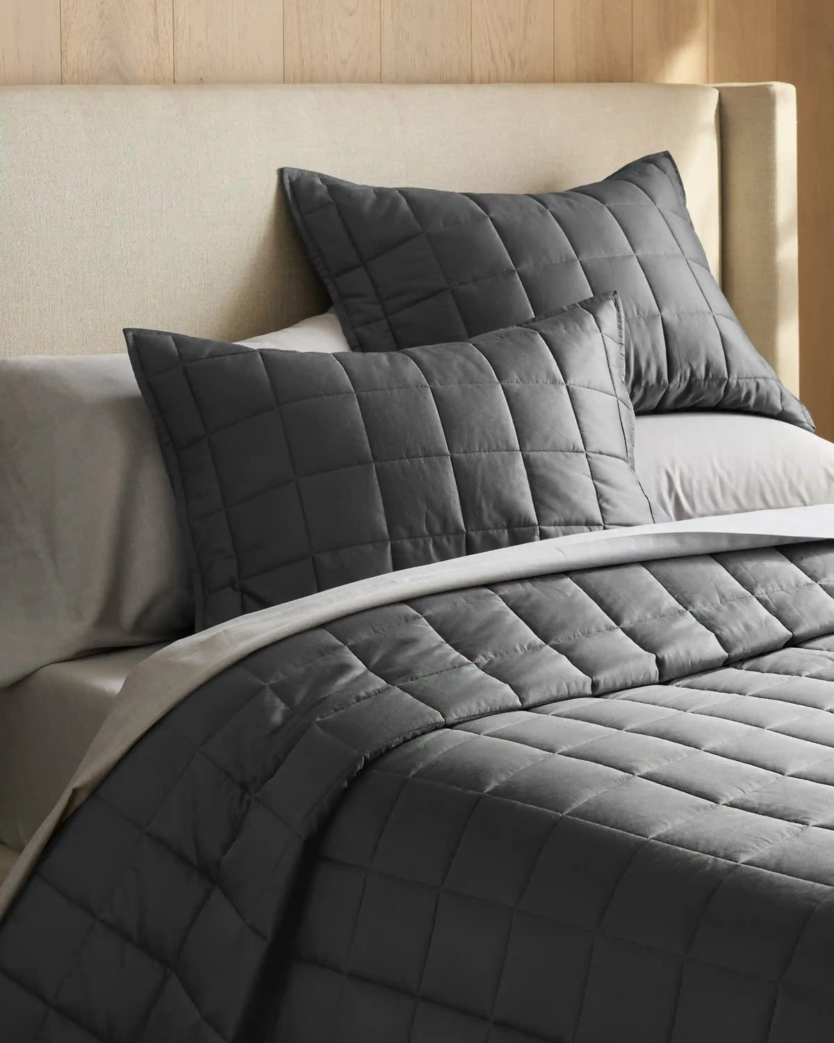 Bamboo Box Quilted Sham Set