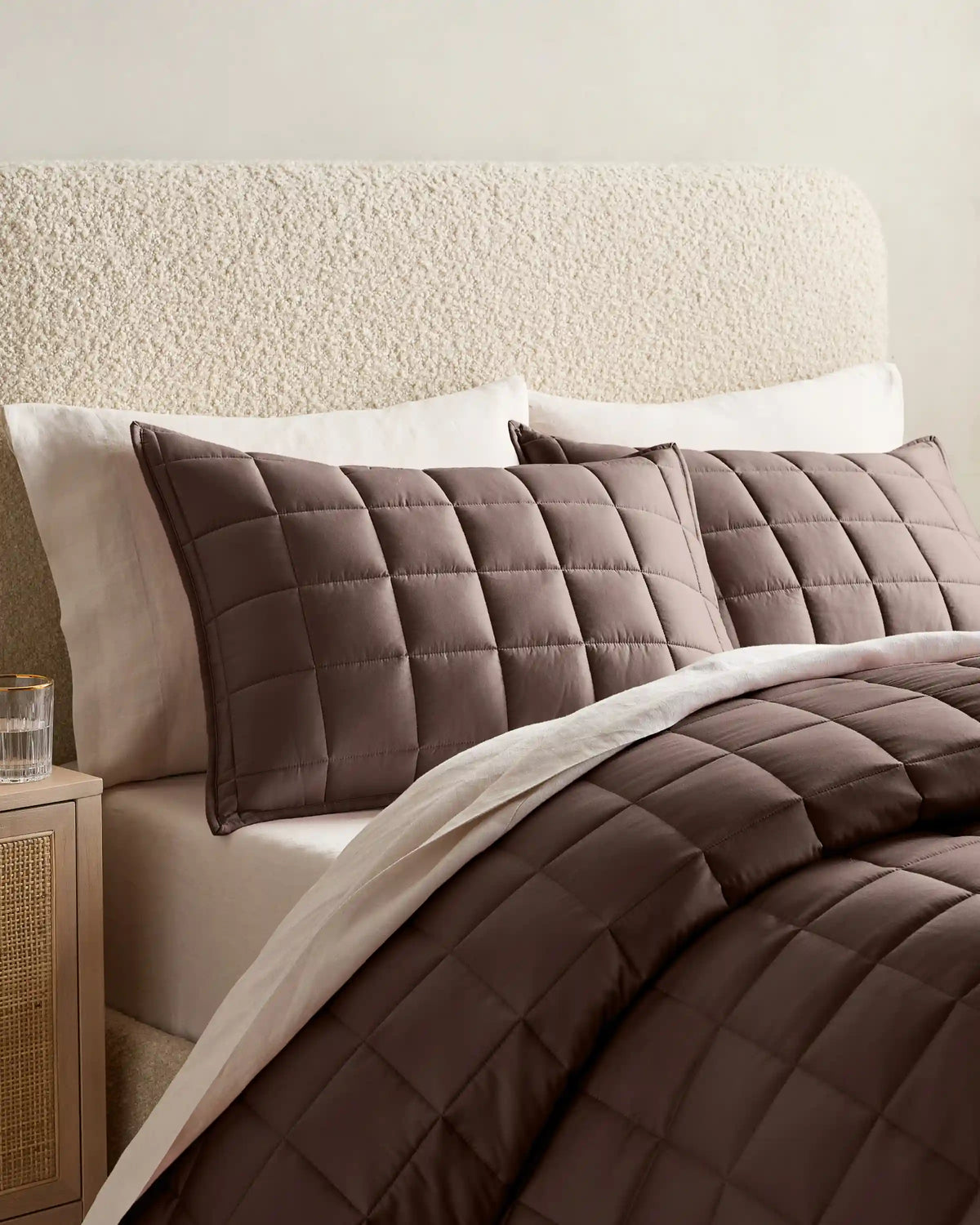 Bamboo Box Quilted Sham Set