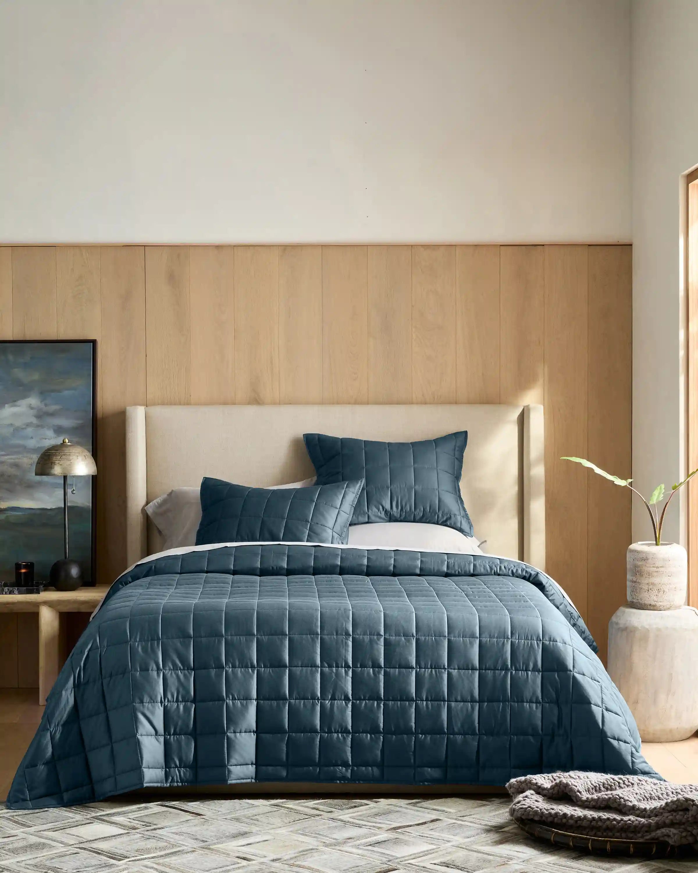 Bamboo Box Quilted Sham Set