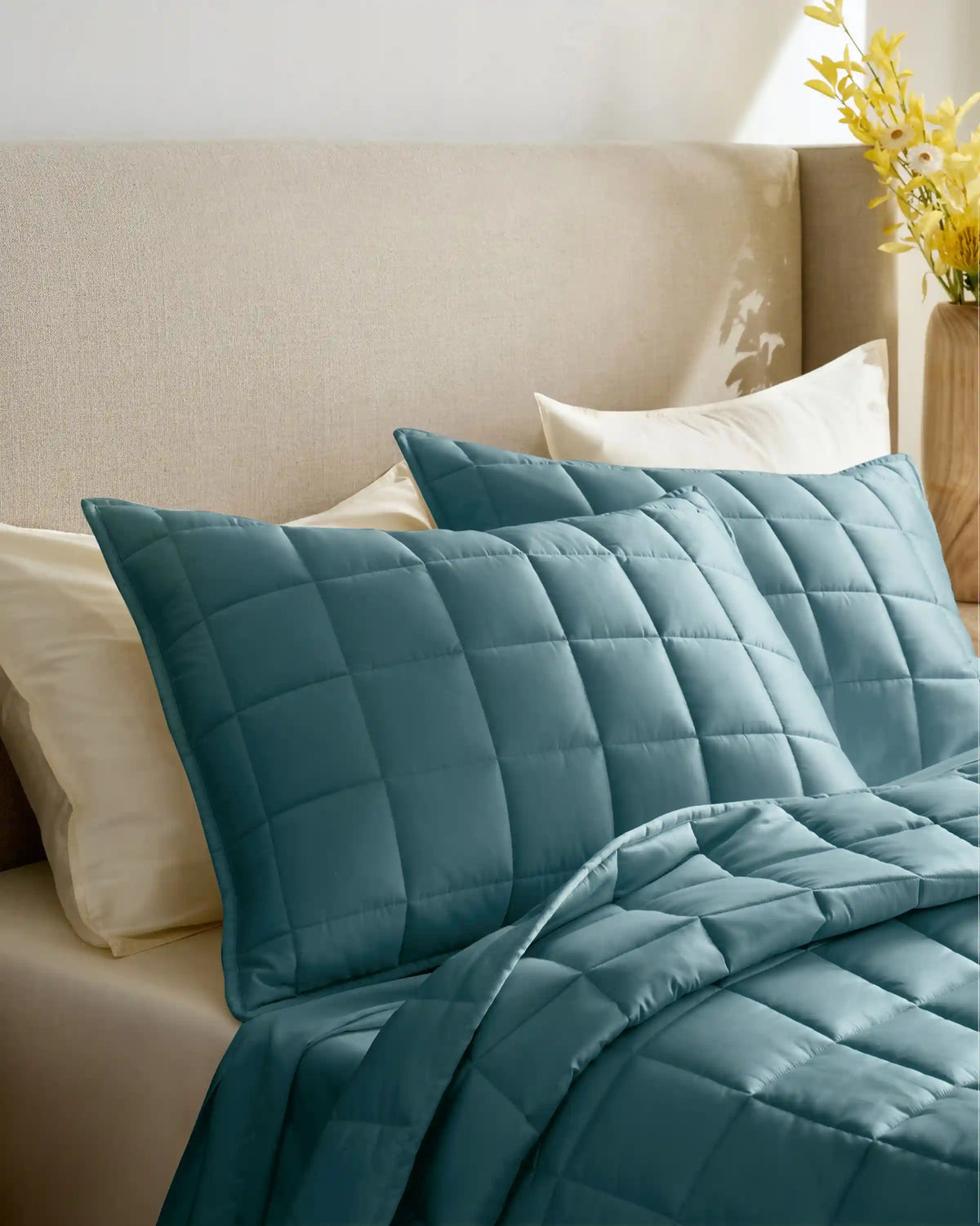 Bamboo Box Quilted Sham Set