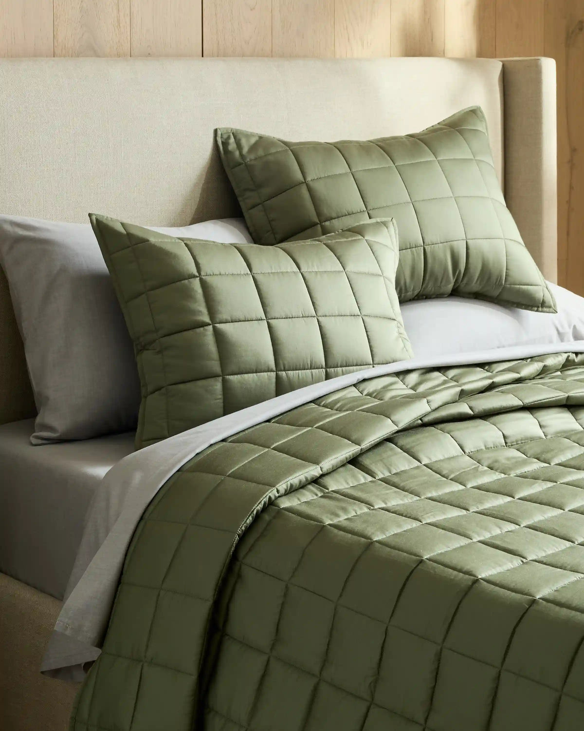 Bamboo Box Quilted Sham Set