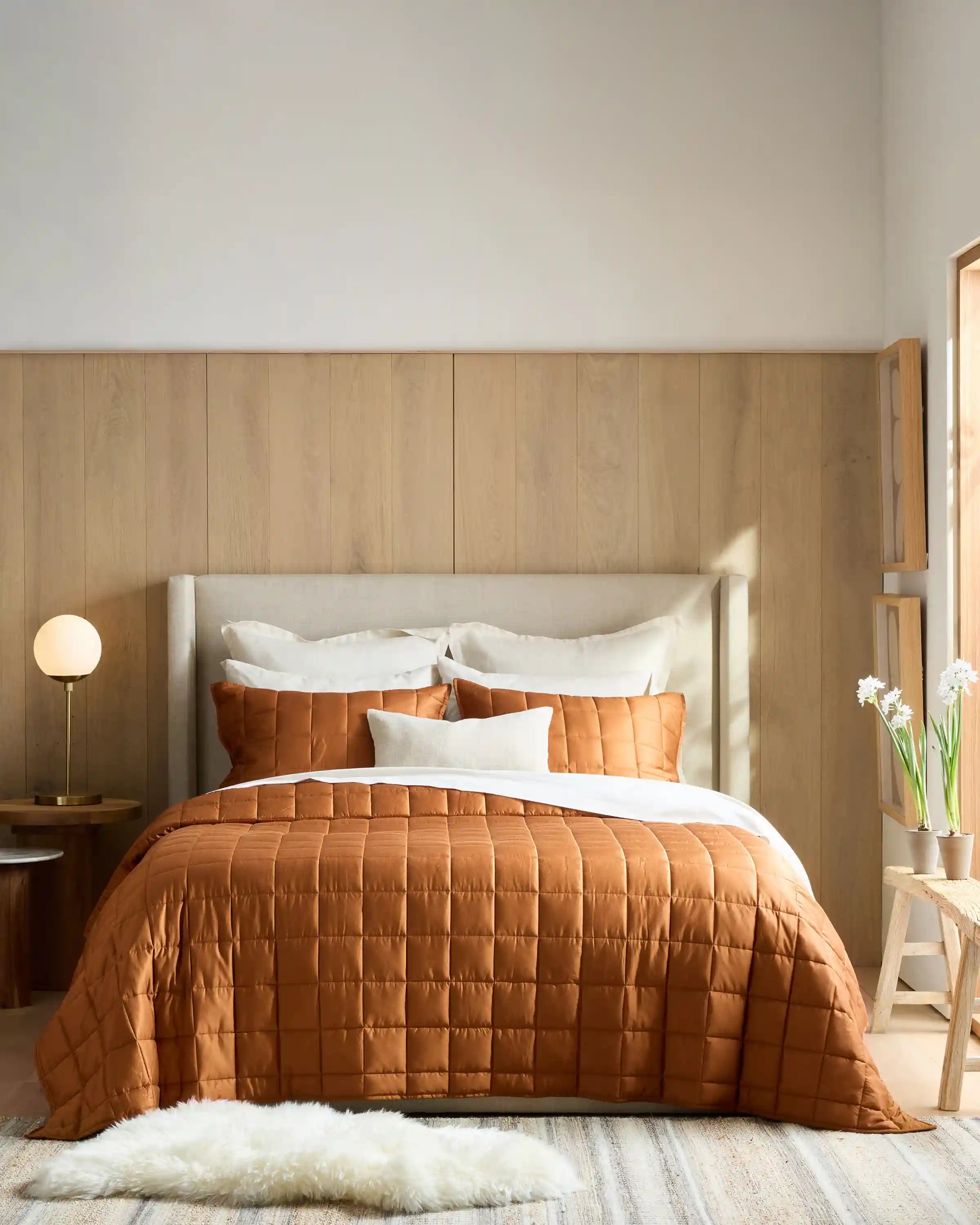 Bamboo Box Quilted Sham Set