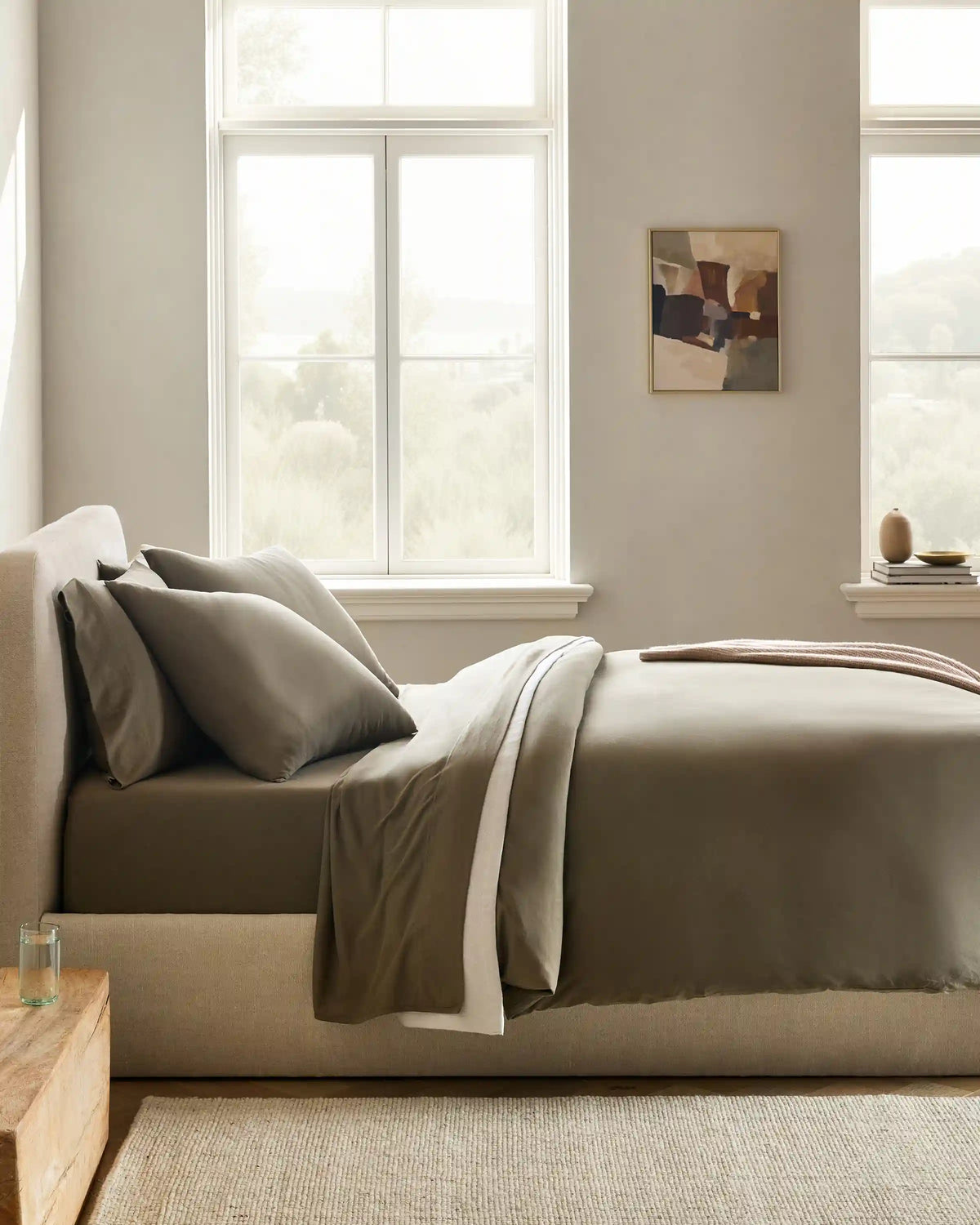 Organic Jersey Duvet Cover Set