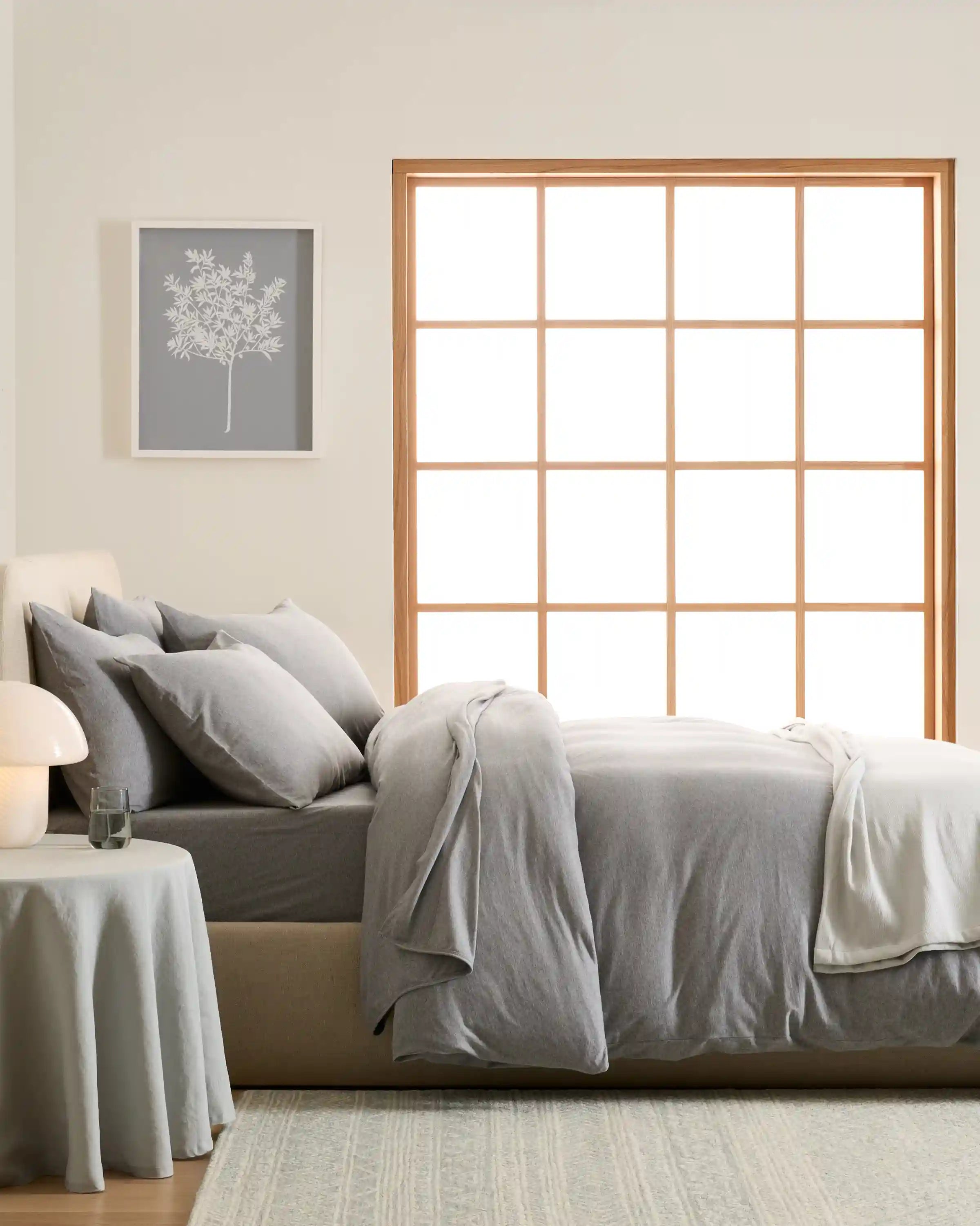 Organic Jersey Duvet Cover Set