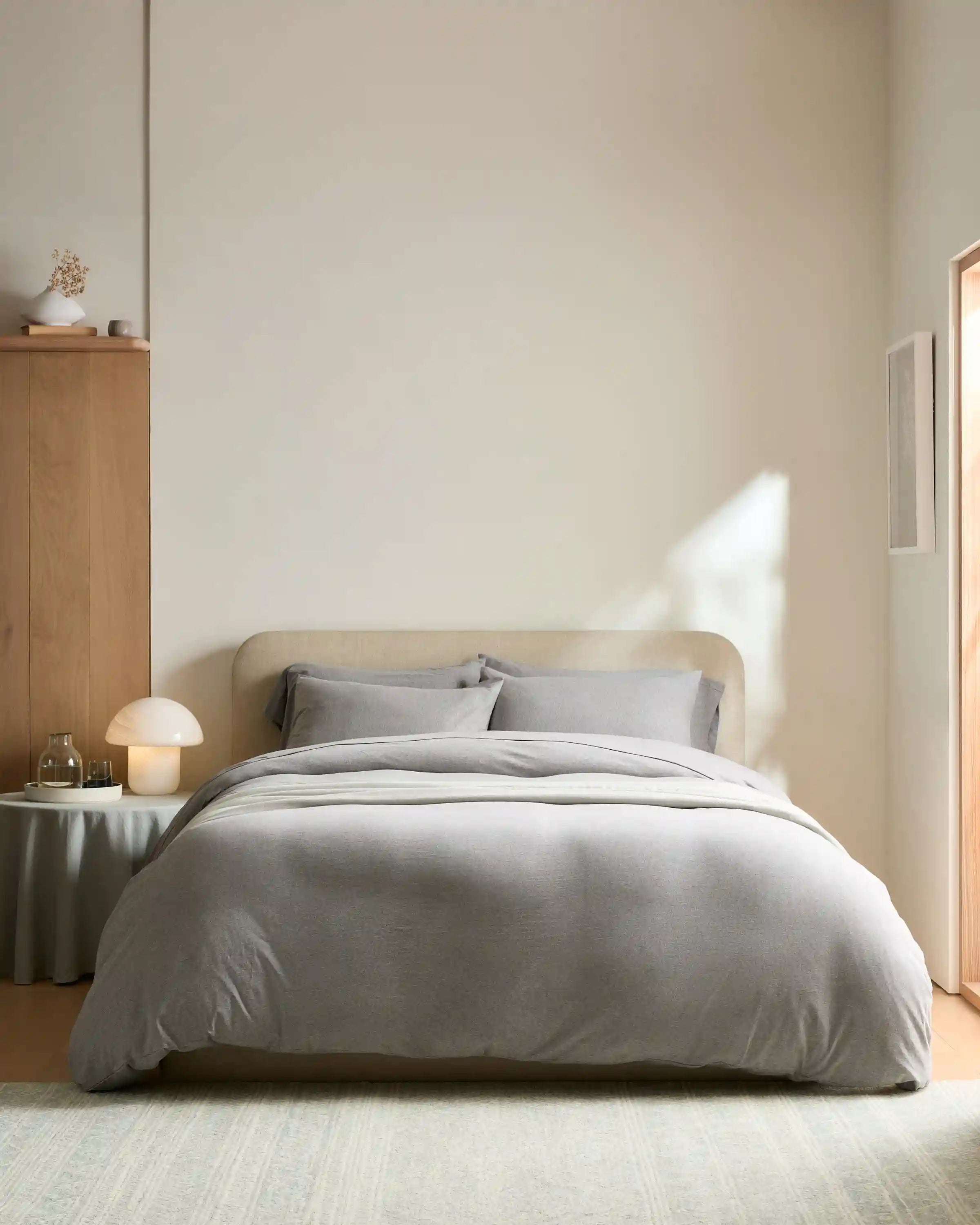 Organic Jersey Duvet Cover Set