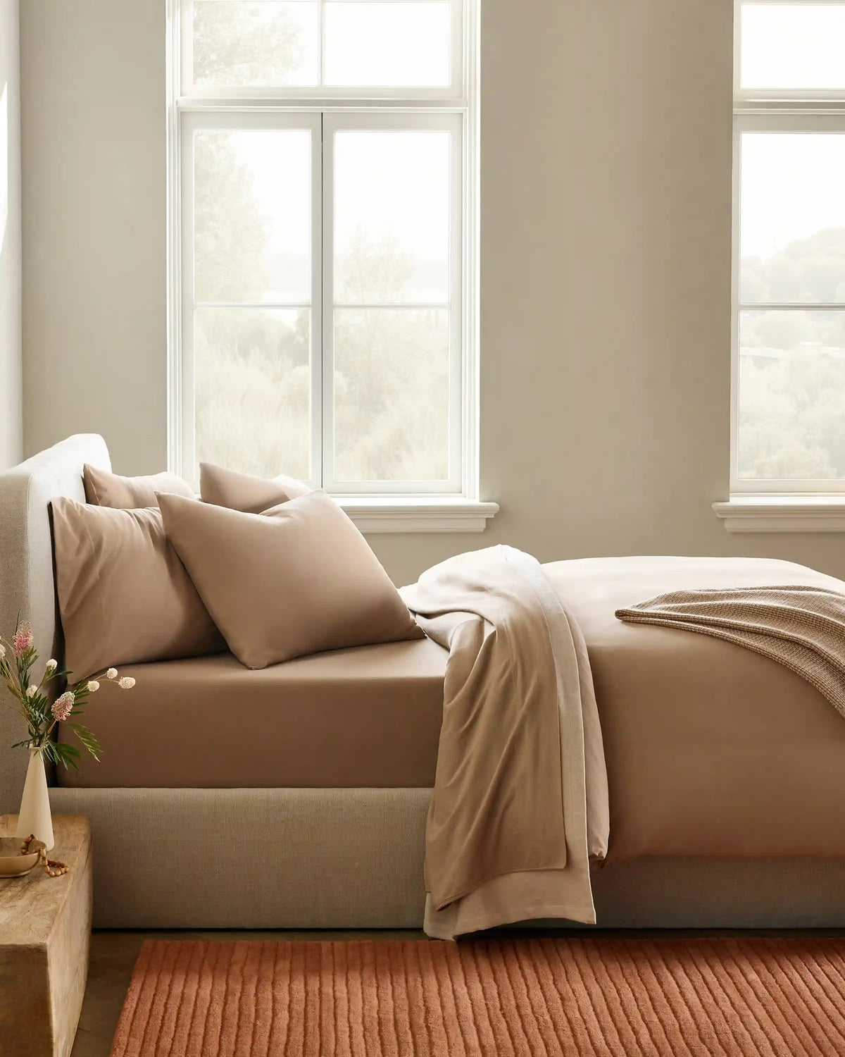 Organic Jersey Duvet Cover Set