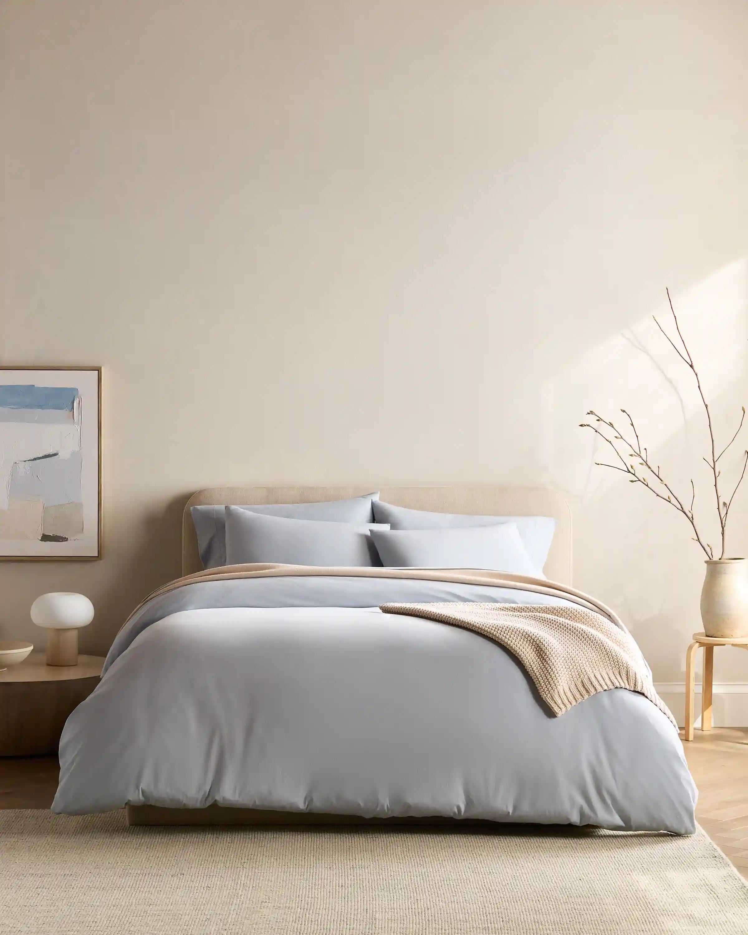 Organic Jersey Duvet Cover Set